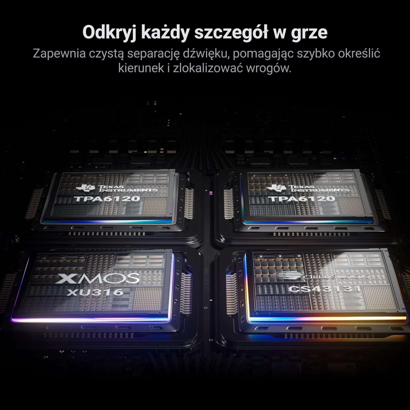 Fosi Audio C3 Gaming DAC, Zewnętrzna Karta Dźwiękowa USB z Footstep Enhancement i 7.1 Surround, Mikrofon z Noise Cancelling do FPS Gaming, XMOS Hi-Fi Chipset, PCM 384kHz/DSD256 do PC/PS5/Switch