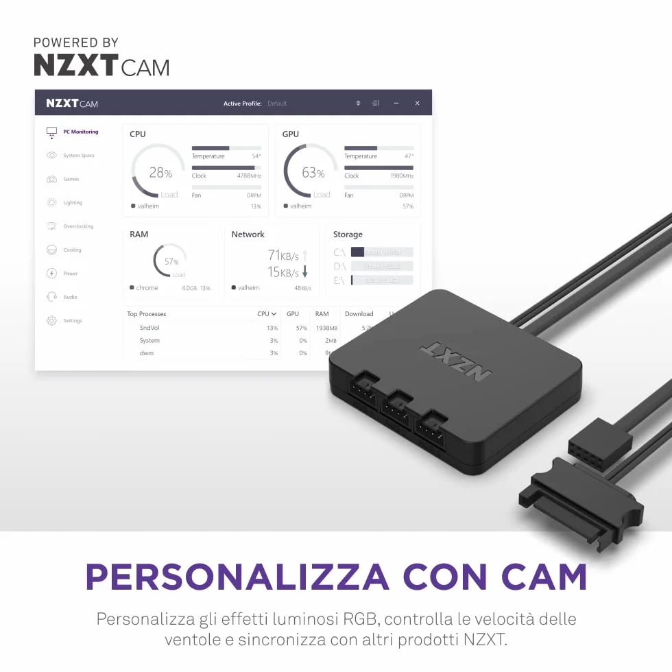 NZXT F140 RGB Duo Twin Pack - Dwustronne Wentylatory 140 mm z Kontrolerem - 20 Indywidualnie Adresowalnych Diod LED - Zrównoważony Przepływ Powietrza i Ciśnienie Statyczne