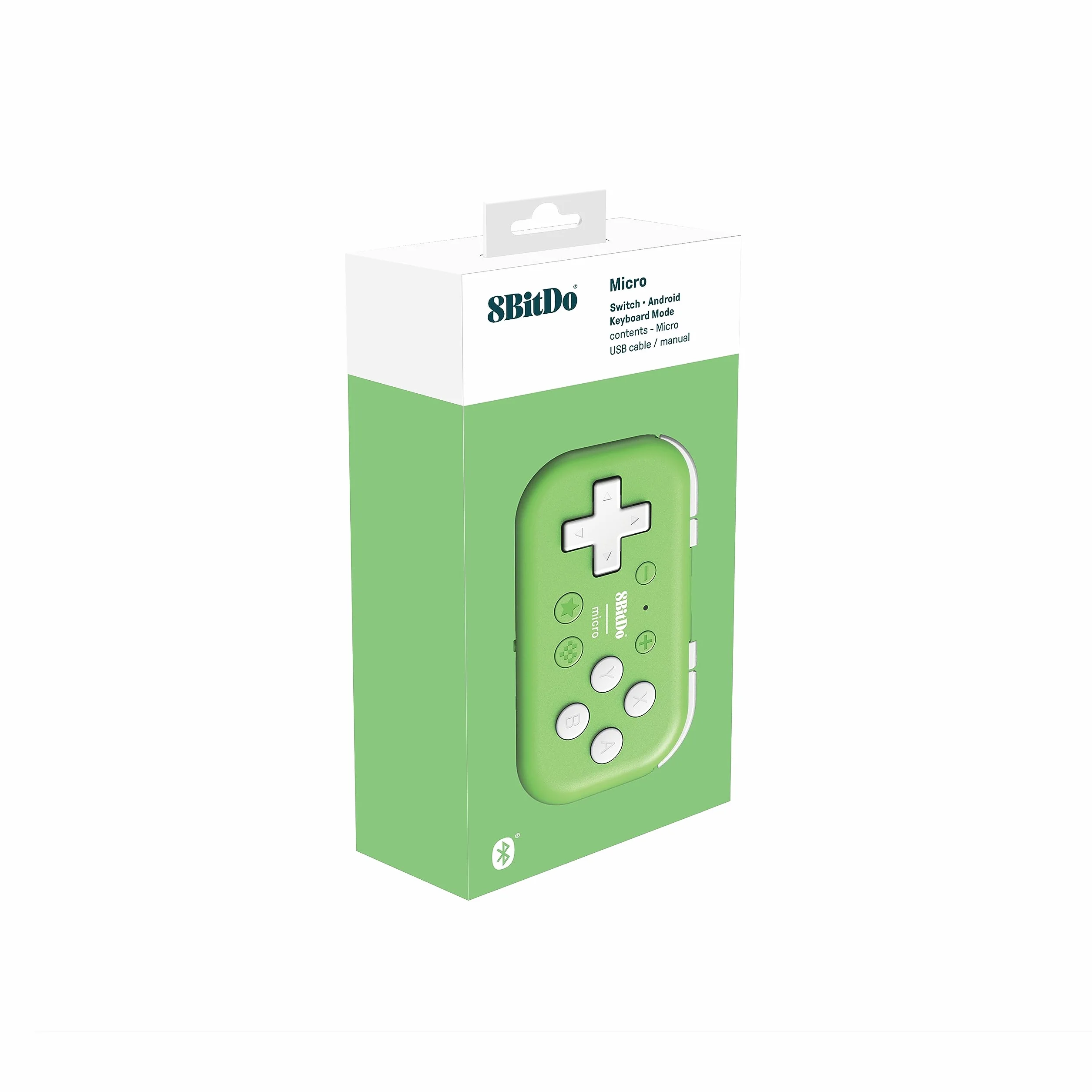 8BitDo Micro Bluetooth Gamepad Zielony