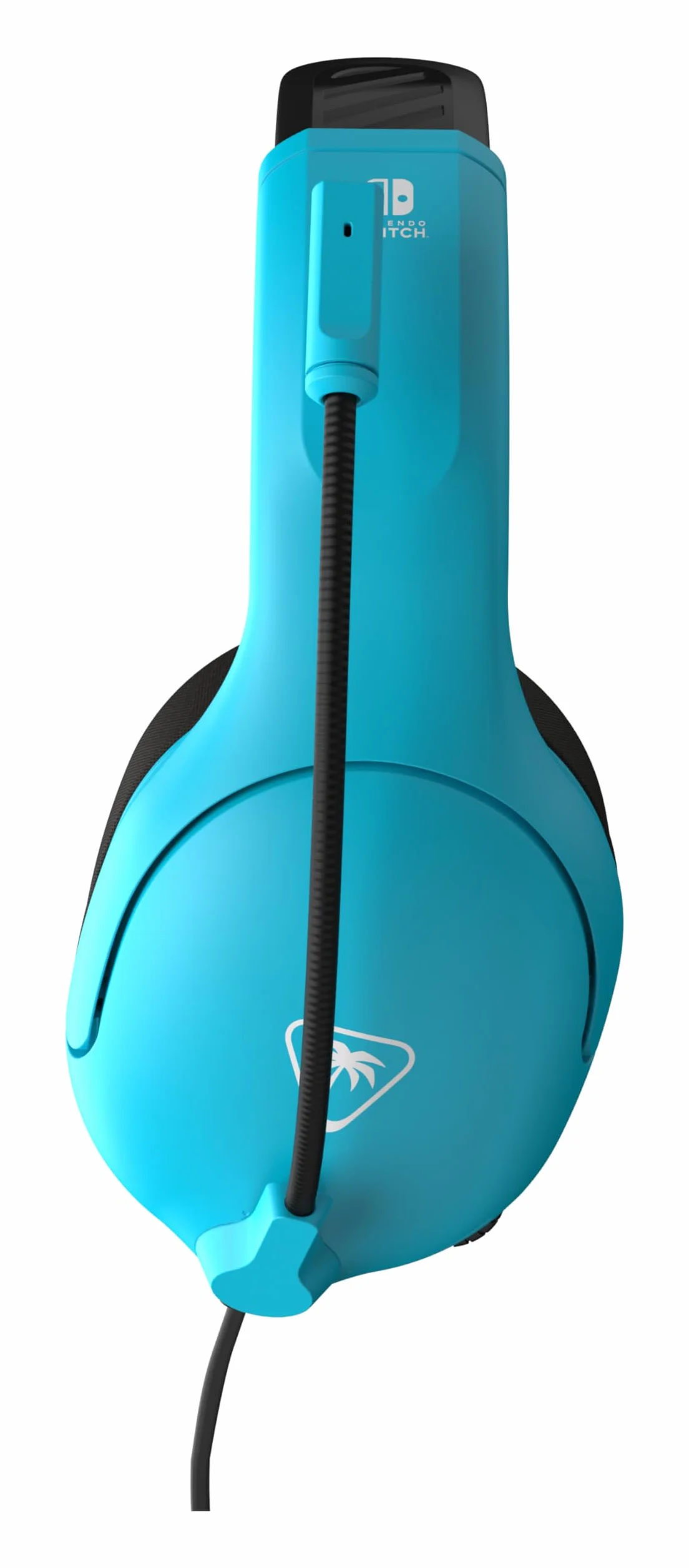 Turtle Beach Airlite Fit Przewodowe słuchawki gamingowe z oficjalną licencją dla Nintendo Switch, Lite, model OLED, Neonowy niebieski i czerwony