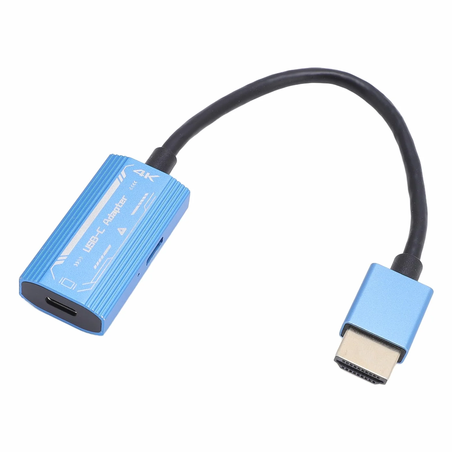 Annadue HDMI do Adaptera USB C 4K60Hz, HDMI Mężczyzna do USB C dla Przenośnego Monitora, Okularów AR AIR/MAX, ROG Ally, Pokład Parowy, Laptop, Smartfon, Aparat itp.