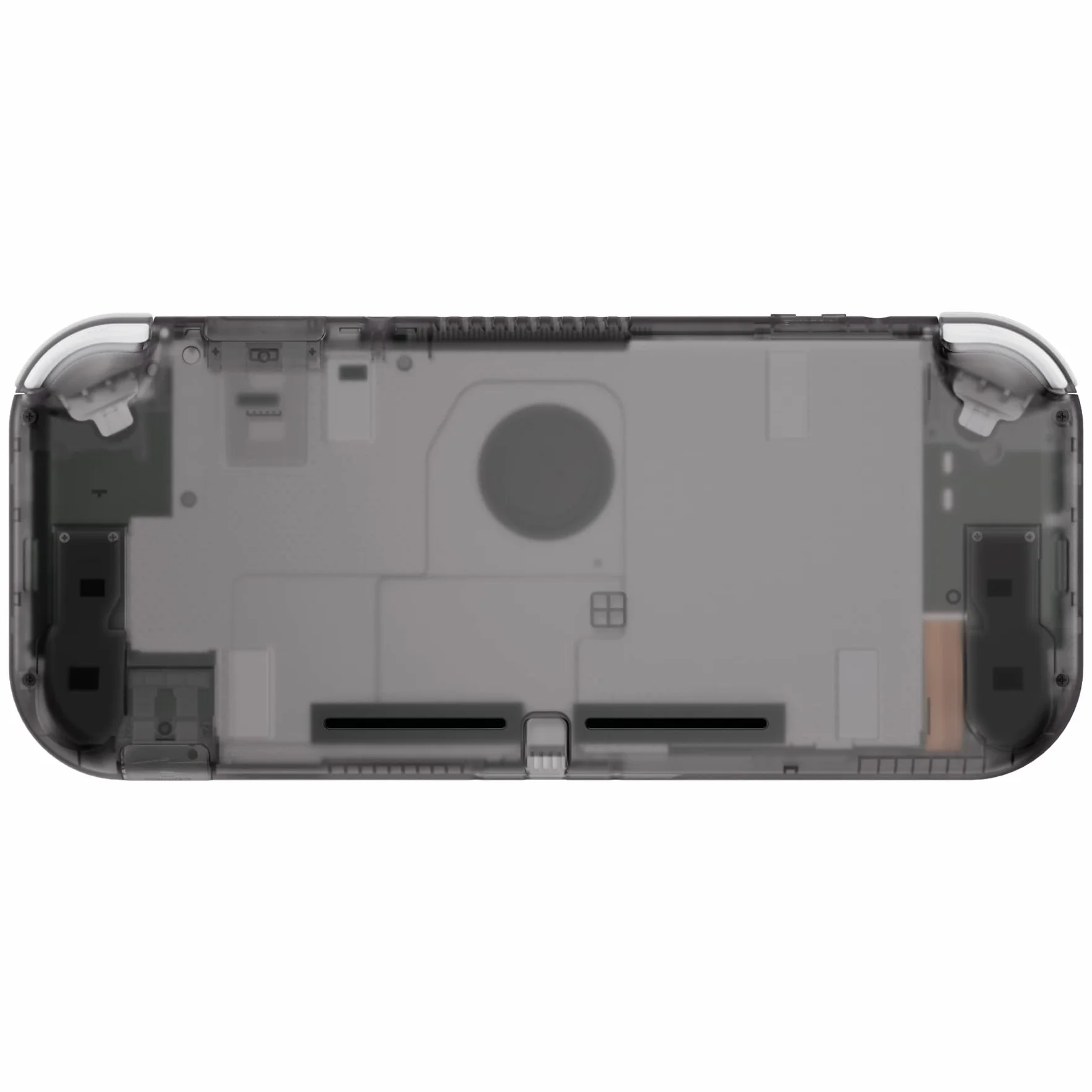 eXtremeRate Jasne Czarny DIY Wymiana Obudowa dla Nintendo Switch Lite Konsoli, NSL Handheld Controller Housing z Osłoną Ekranu, Niestandardowa Obudowa Cover dla Nintendo Switch Lite Konsoli