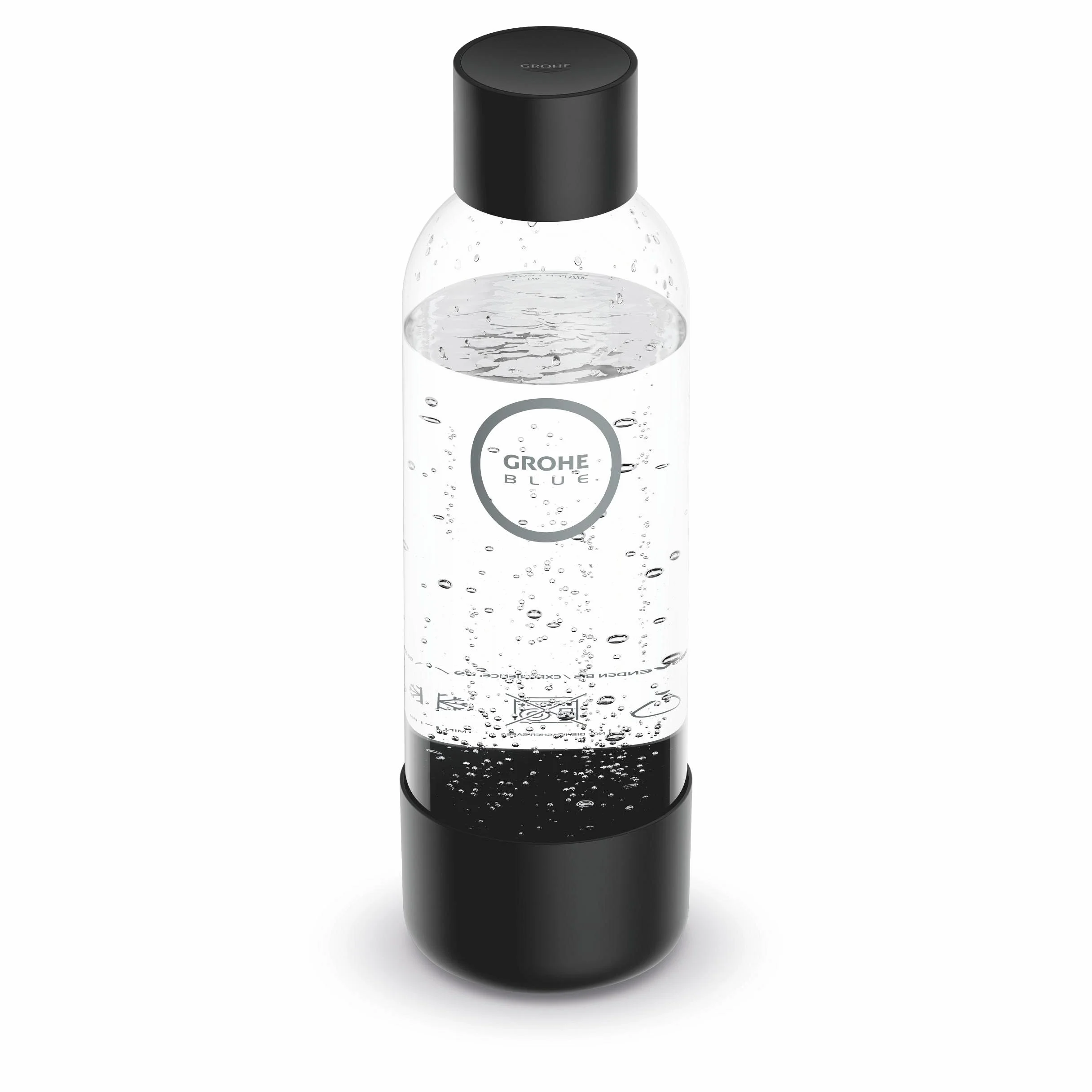GROHE Blue Fizz butelka na wodę 850 ml czarna 41250K00
