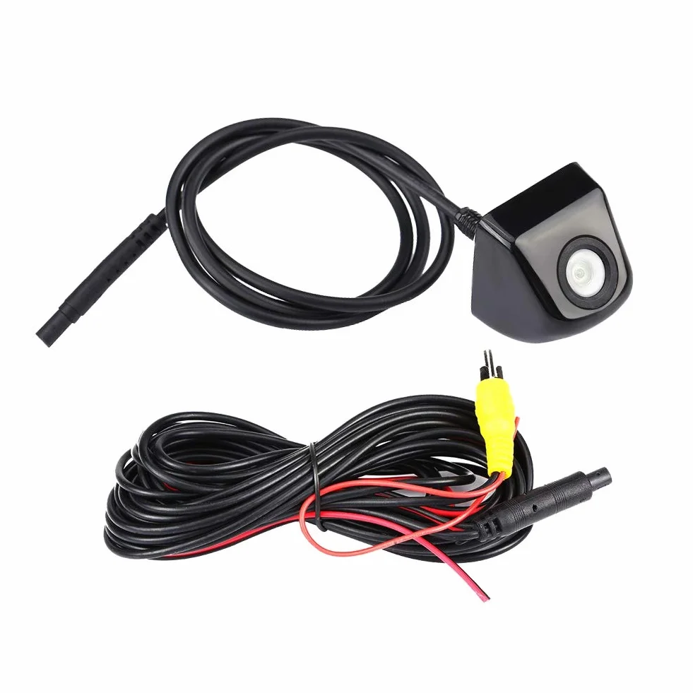 Tylna kamera samochodowa, tylna kamera samochodowa CCD Backup Parking Night Vision Kamera cofania Wodoodporna (czarna)