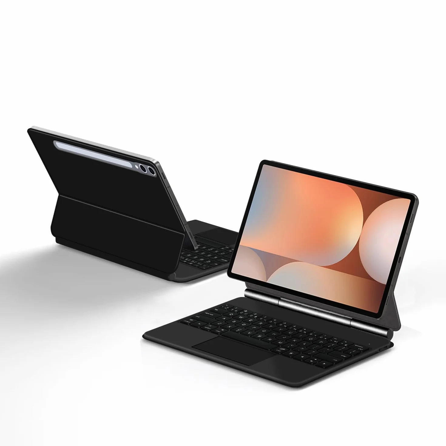 Etui z klawiaturą do Samsung Galaxy Tab S11 Ultra 14,6'' 2025, Magia pływająca podpórka, 7-kolorowe podświetlenie, wbudowany gładzik, czarny