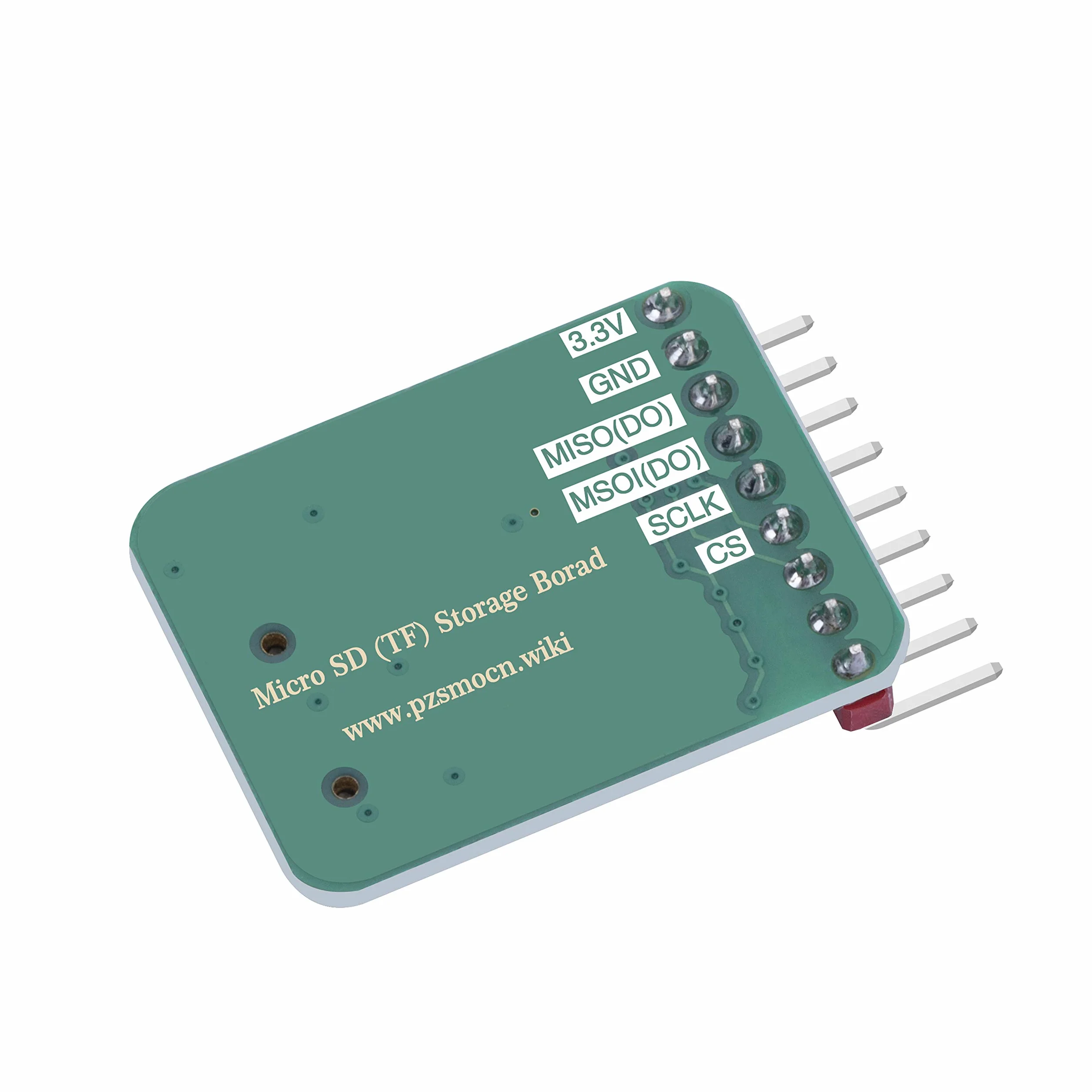 Moduł gniazda adaptera czytnika kart pamięci Micro-SD/TF (2 szt.) kompatybilny z Raspberry Pi i Arduino Board. do inteligentnych domów, biur, drukarki 3D i nauczania interakcji z robotami.