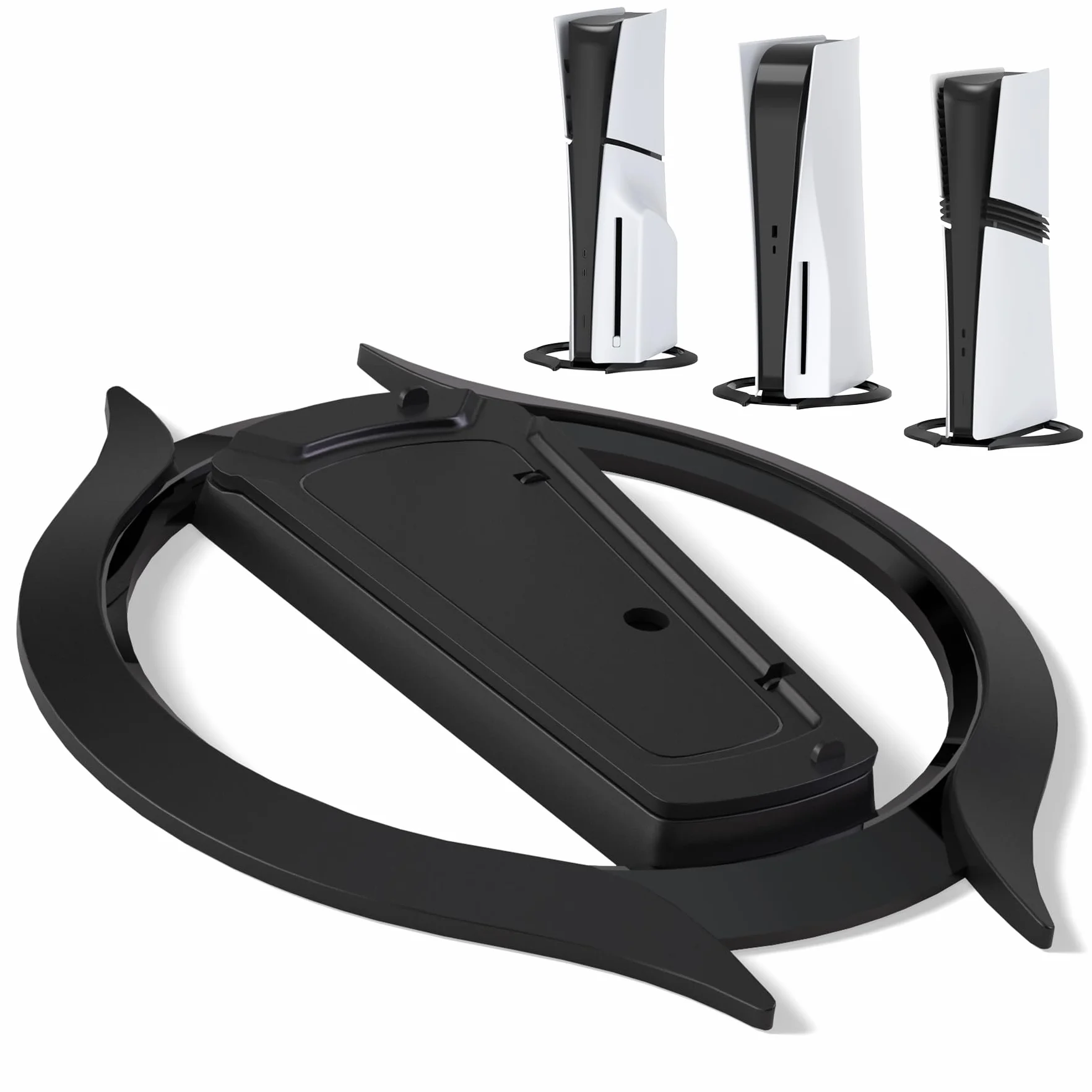 PlayVital Podstawka do PS5/Slim/Pro Standard Console Disc & Digital, Stojak Pionowy Czarny