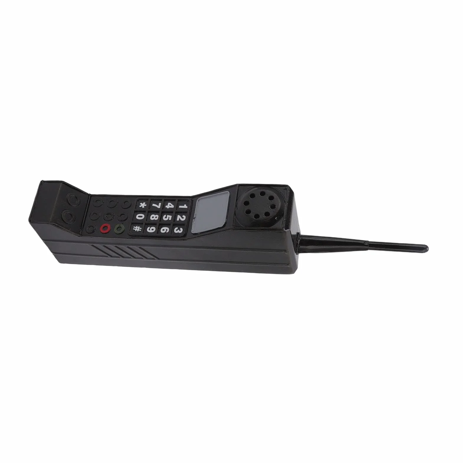 Retro Vintage Ozdoba na Telefon Komórkowy z Cegły, Rekwizyt Fotograficzny Czarny
