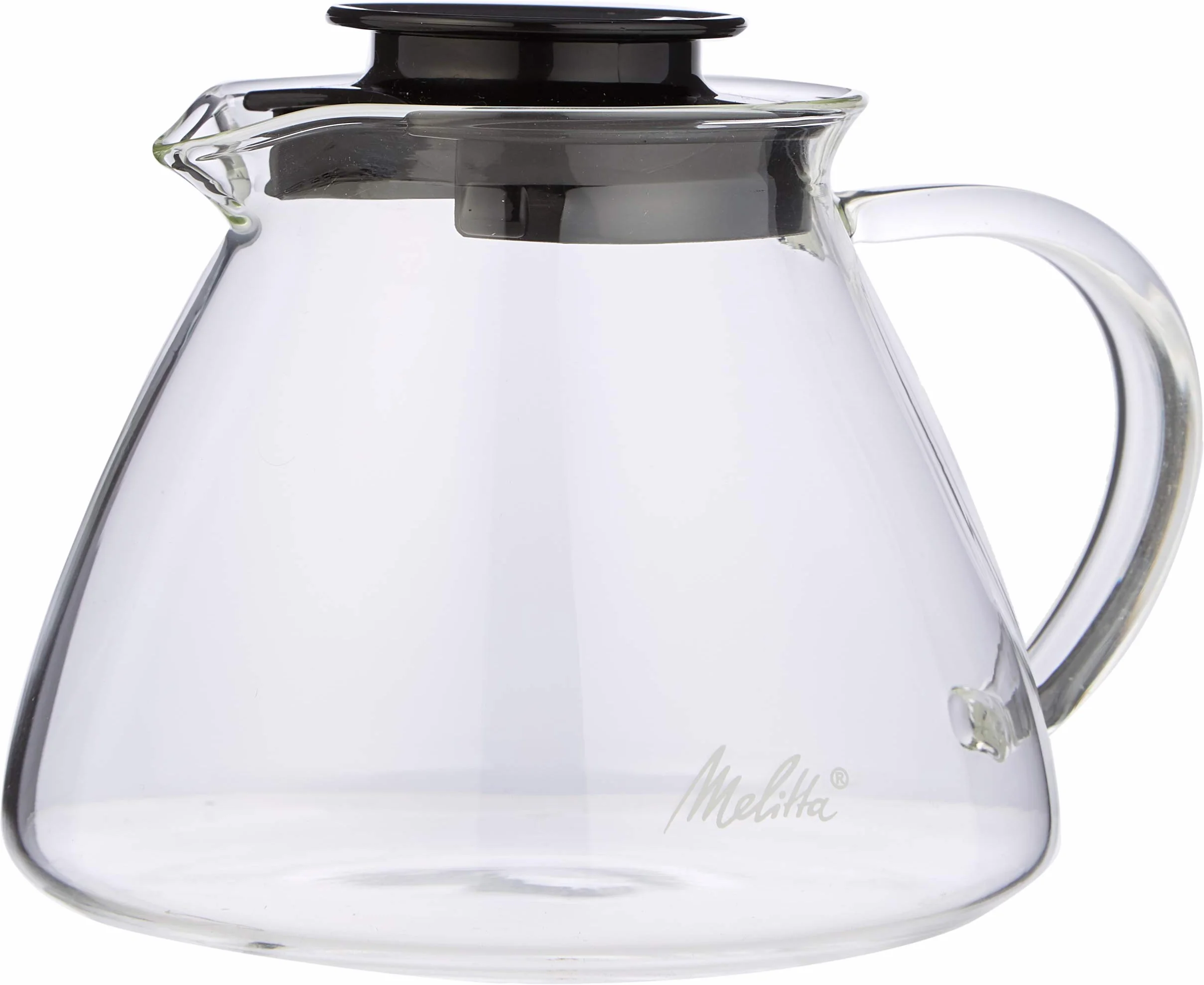 Melitta 217625 Dzbanek ze szkła borokrzemowego, wytrzymały i odporny na wysokie temperatury, 0,7 l