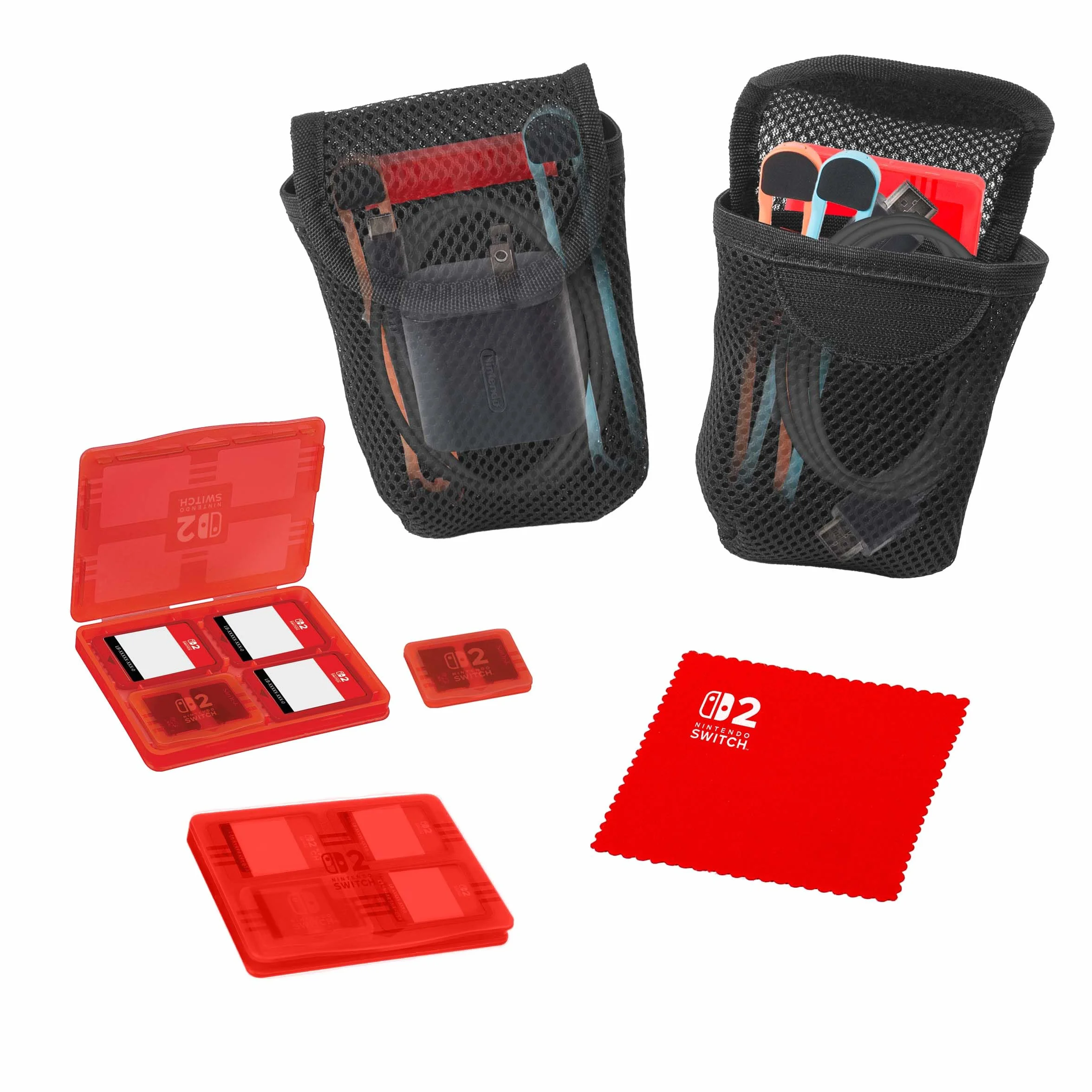 RDS - Game Traveler Deluxe oficjalny Nintendo Switch 2, OLED/Switch, pojemny schowek na zasilacz sieciowy, dok, kabel HDMI, pasek Joy-Con, karty do gier