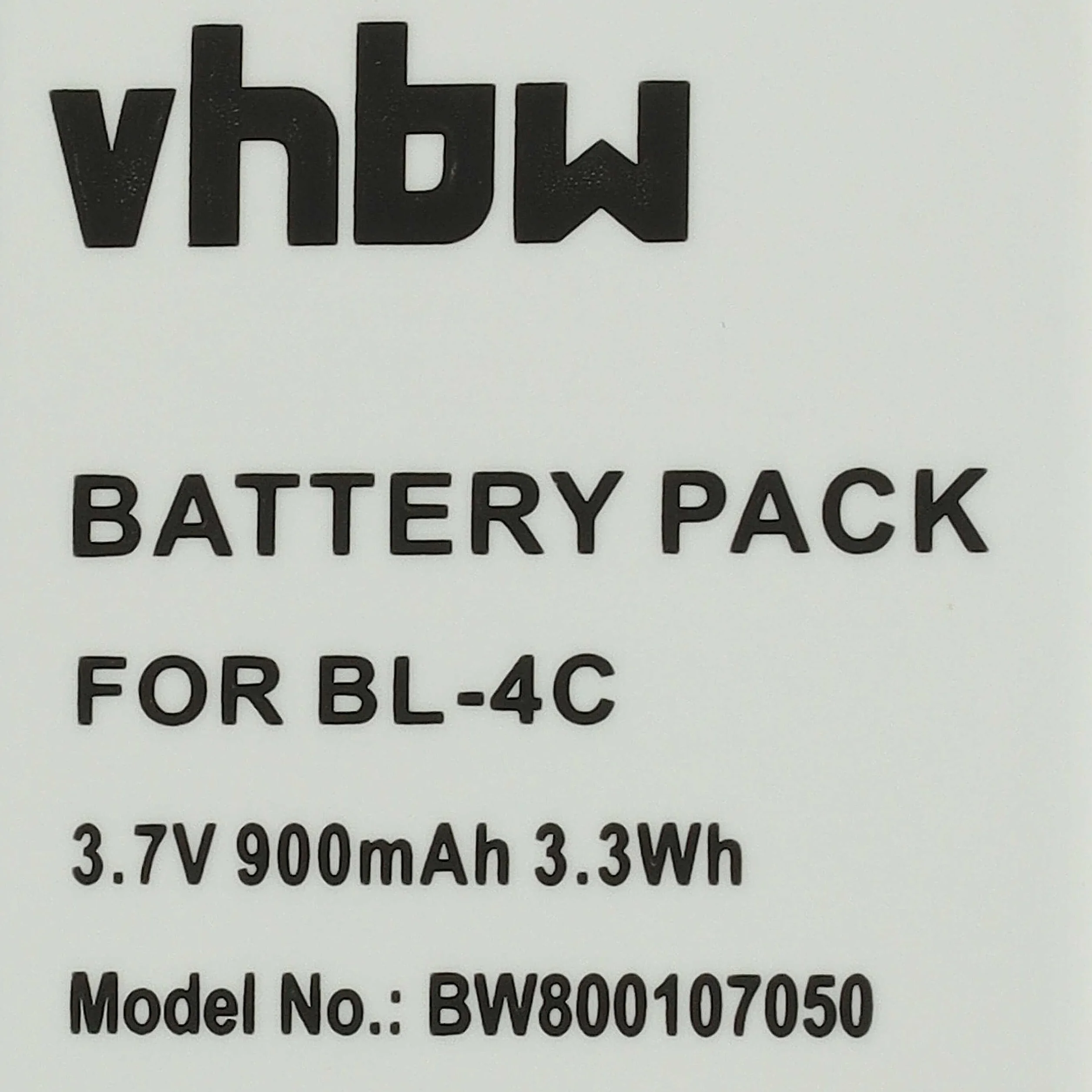 vhbw Bateria kompatybilna z MaxCom MM715, MM819, MM819BB, MM820, MM820BB, MM821, MM821BB, MM823 telefon komórkowy, smartfon (900 mAh, 3,7 V, Li-Ion)