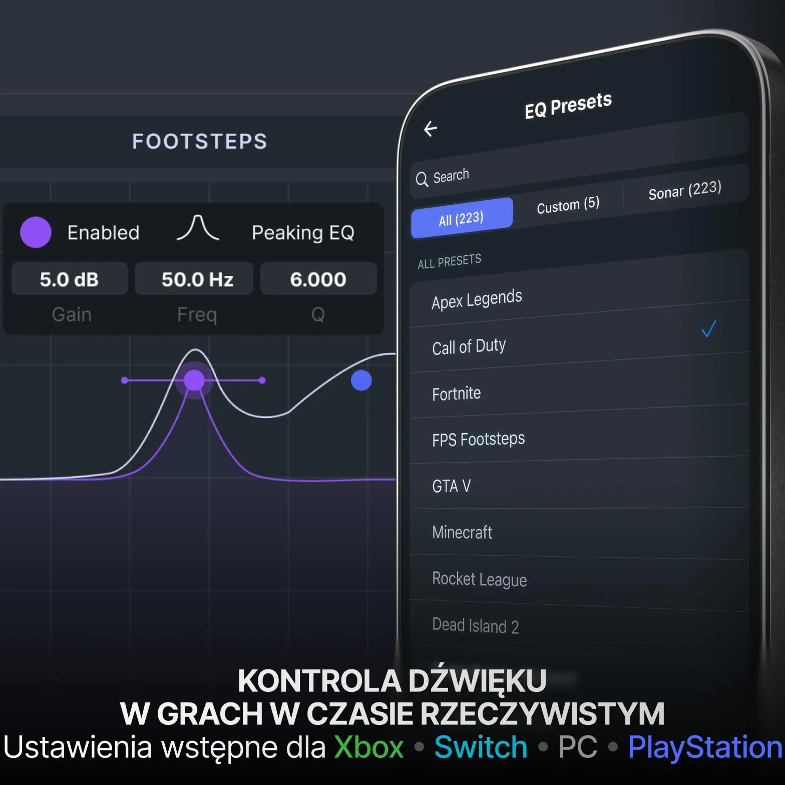 SteelSeries Arctis Nova 7X Wireless Gen 2 do gier -sterowanie aplikacją w czasie rzeczywistym - 50H + -przetworniki magnetyczne z magnesem neodymowym -miks 2,4 GHz/Bluetooth-Xbox,PS5,Switch 1/2,mobile