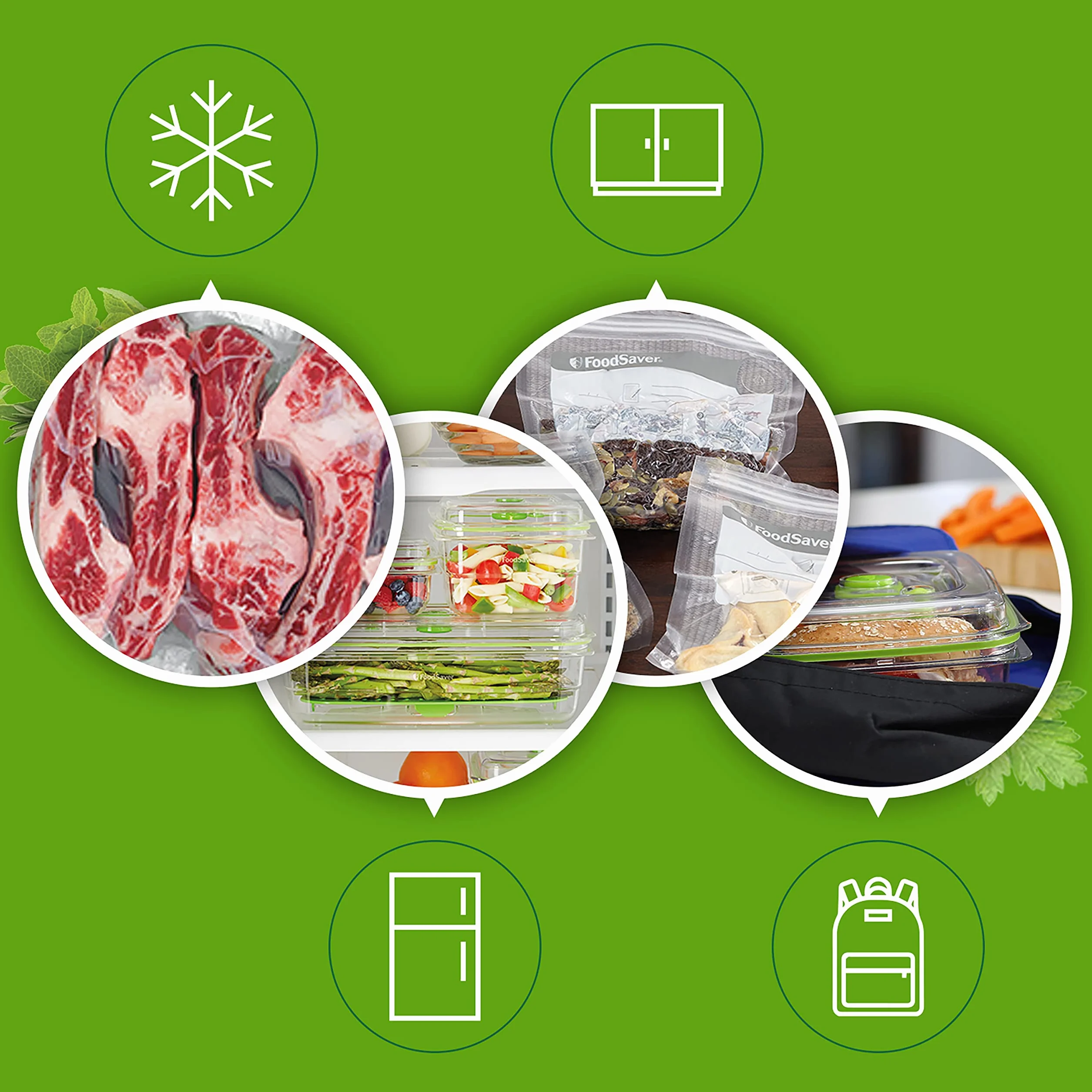 FoodSaver zgrzewarka próżniowa ze zintegrowanym schowkiem na rolkę, pakowarka próżniowa z gilotyną do worków i funkcją pulsacyjną do delikatnych produktów, FFS005X