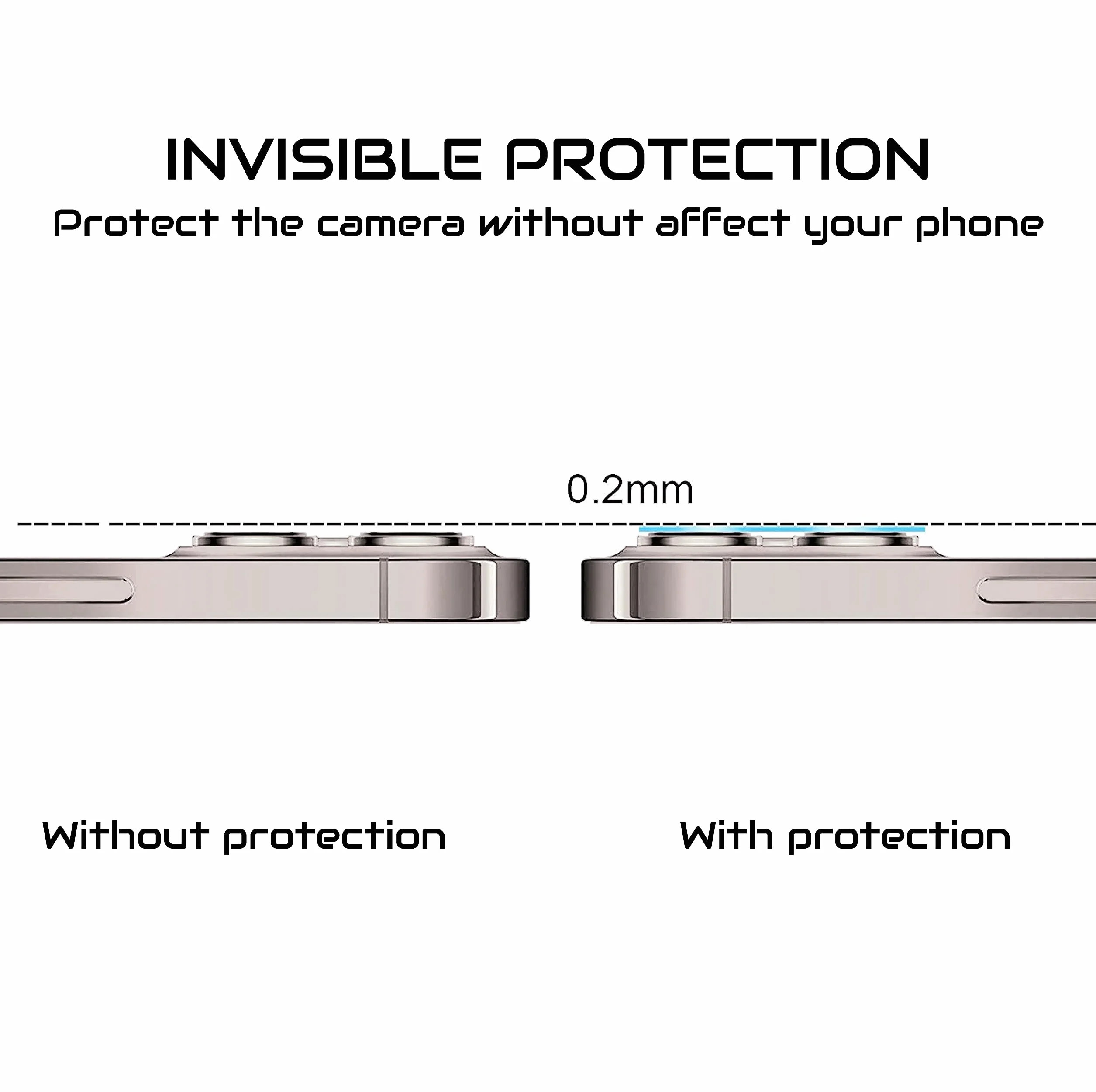 Osłona obiektywu aparatu dla iPhone 12 [3 Sztuki] szkło na aparat hartowane, folia ochronne obiektyw tylna
