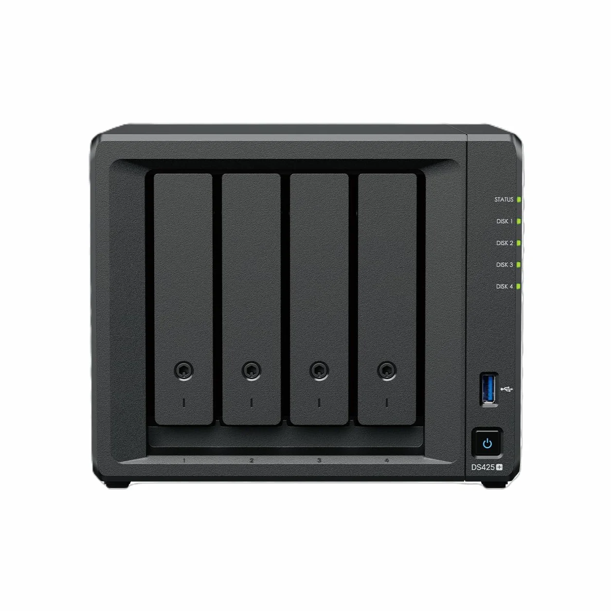 Synology DiskStation DS425+ NAS serwer pamięci masowej DDR4 0 TB Intel Celeron J4125 2 GB - Czarny