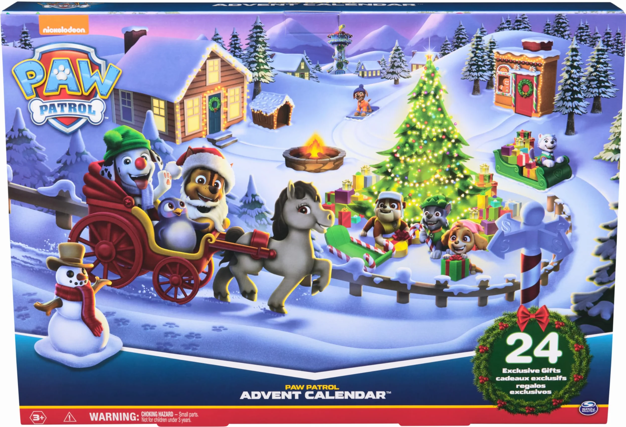 Paw Patrol Kalendarz adwentowy, zabawki dla niemowląt