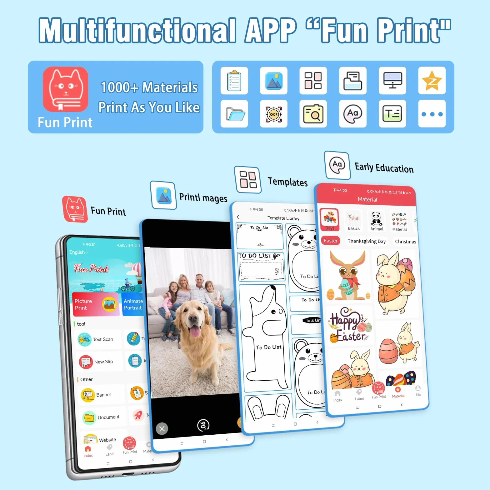 Mini drukarka do smartfona, mini przenośna drukarka fotograficzna, mini kieszonkowa drukarka termiczna Bluetooth do systemów iOS i Android, drukarka naklejek do dziennika, notatek, listy