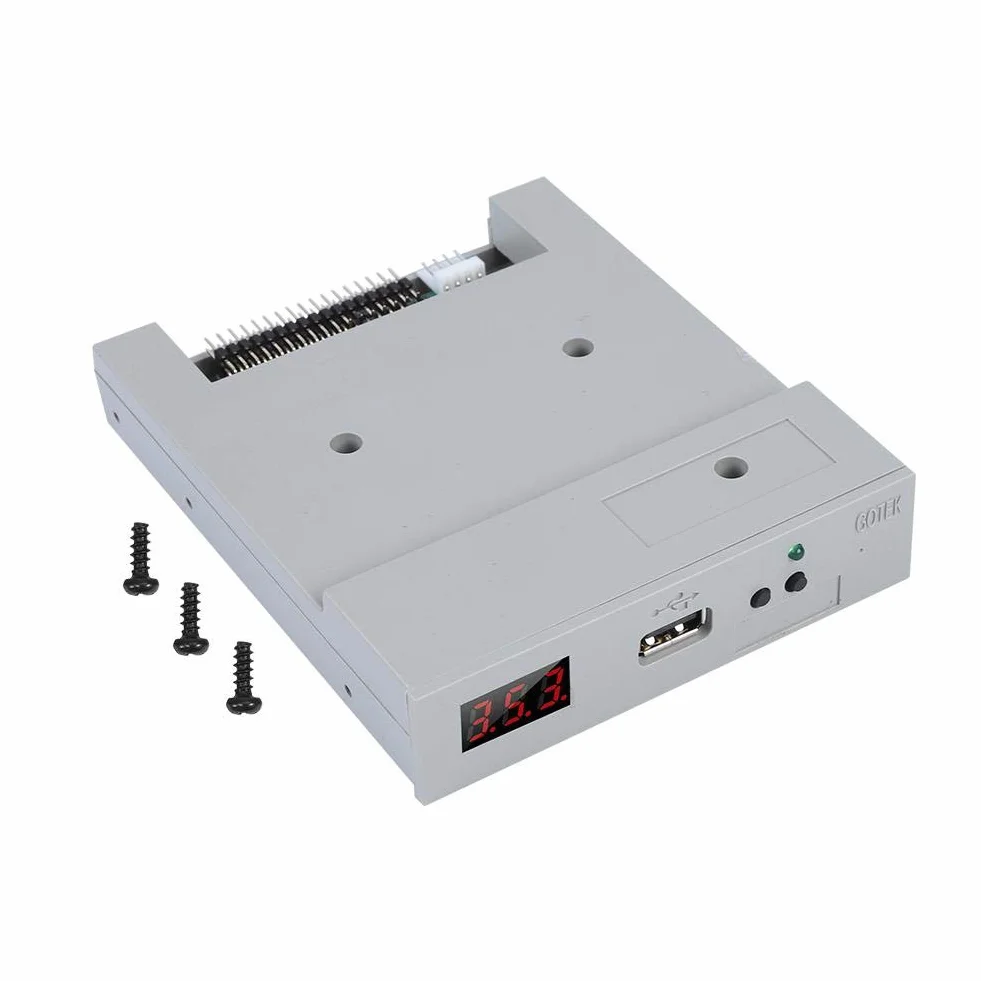 Emulator dyskietek USB, 1M44-U100 3,5 cala 1,44 MB USB SSD Emulator Plug and Play, wbudowana pamięć do przełączania danych i konwersji nadaje się do dyskietek przemysłowych urządzeń