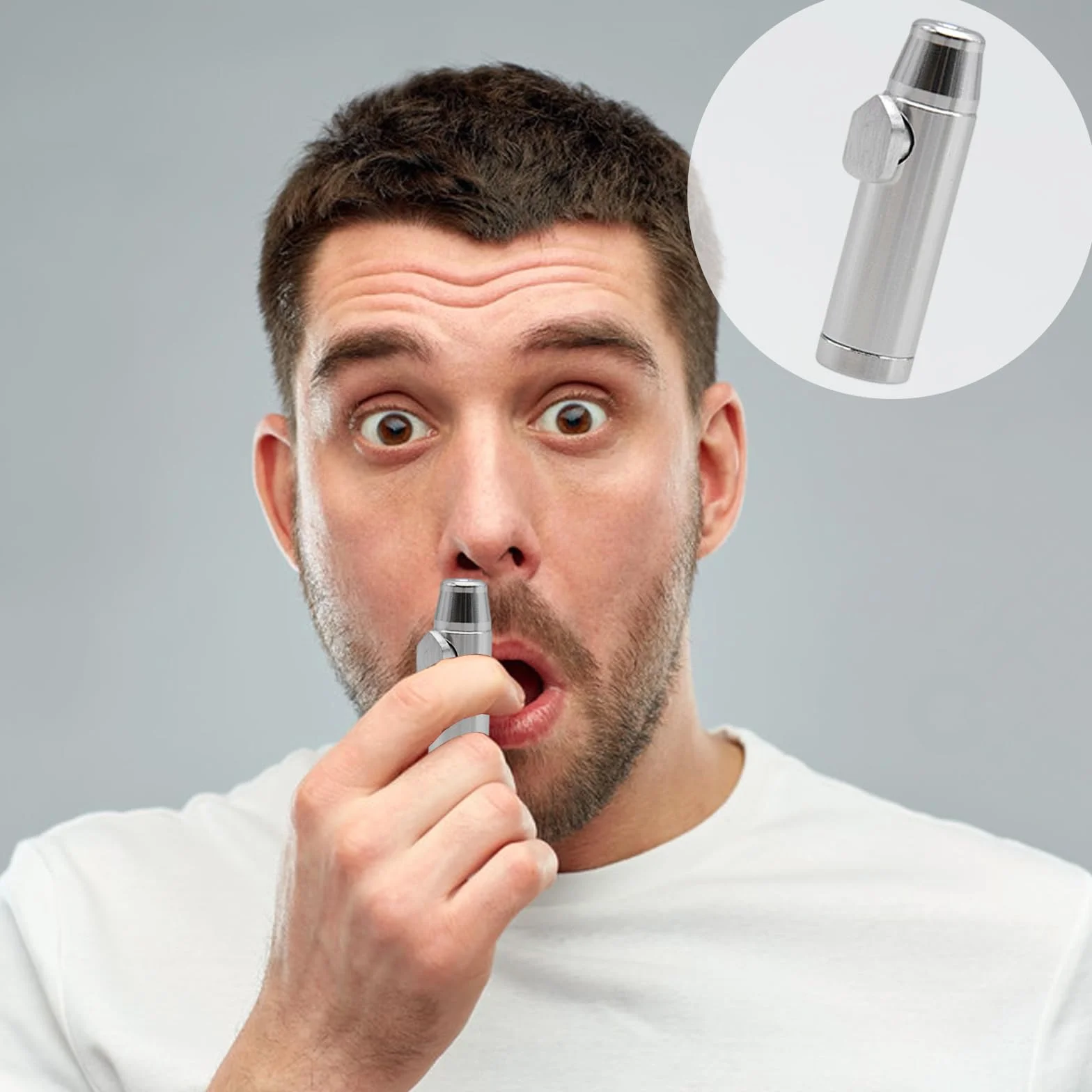 Dozownik tabaki 4 sztuki przenośny stop aluminium czarny