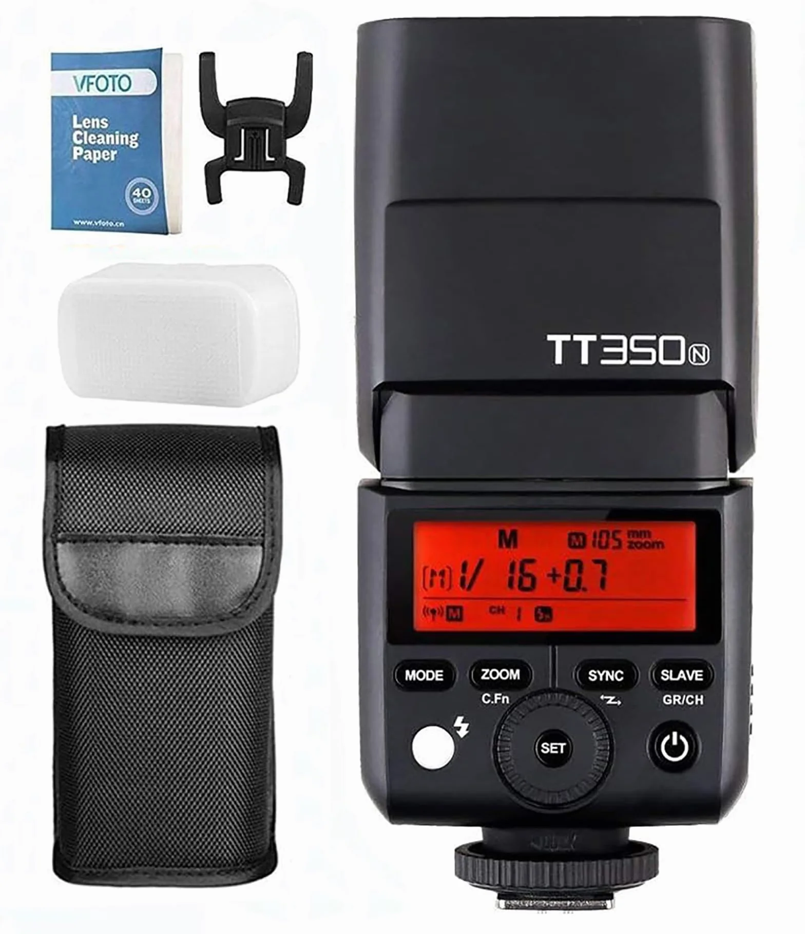 Godox TT350N Speedlite TTL GN36 2.4G HSS 1/8000 s lampa błyskowa do aparatu Nikon bez lustra DDSLR D810 D800 D750 D700 D610 D7100 D5200 D90 i bez lustrzanego aparatu cyfrowego