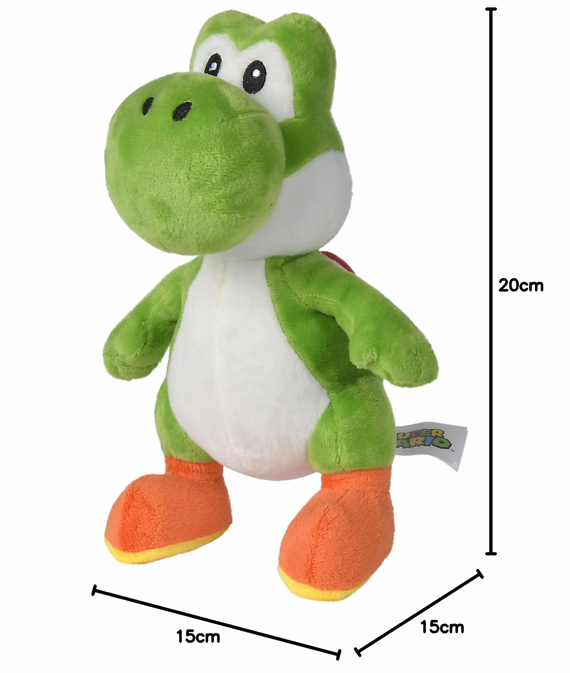 Nintendo Super Mario pluszowy Yoshi, 20 cm, 12864