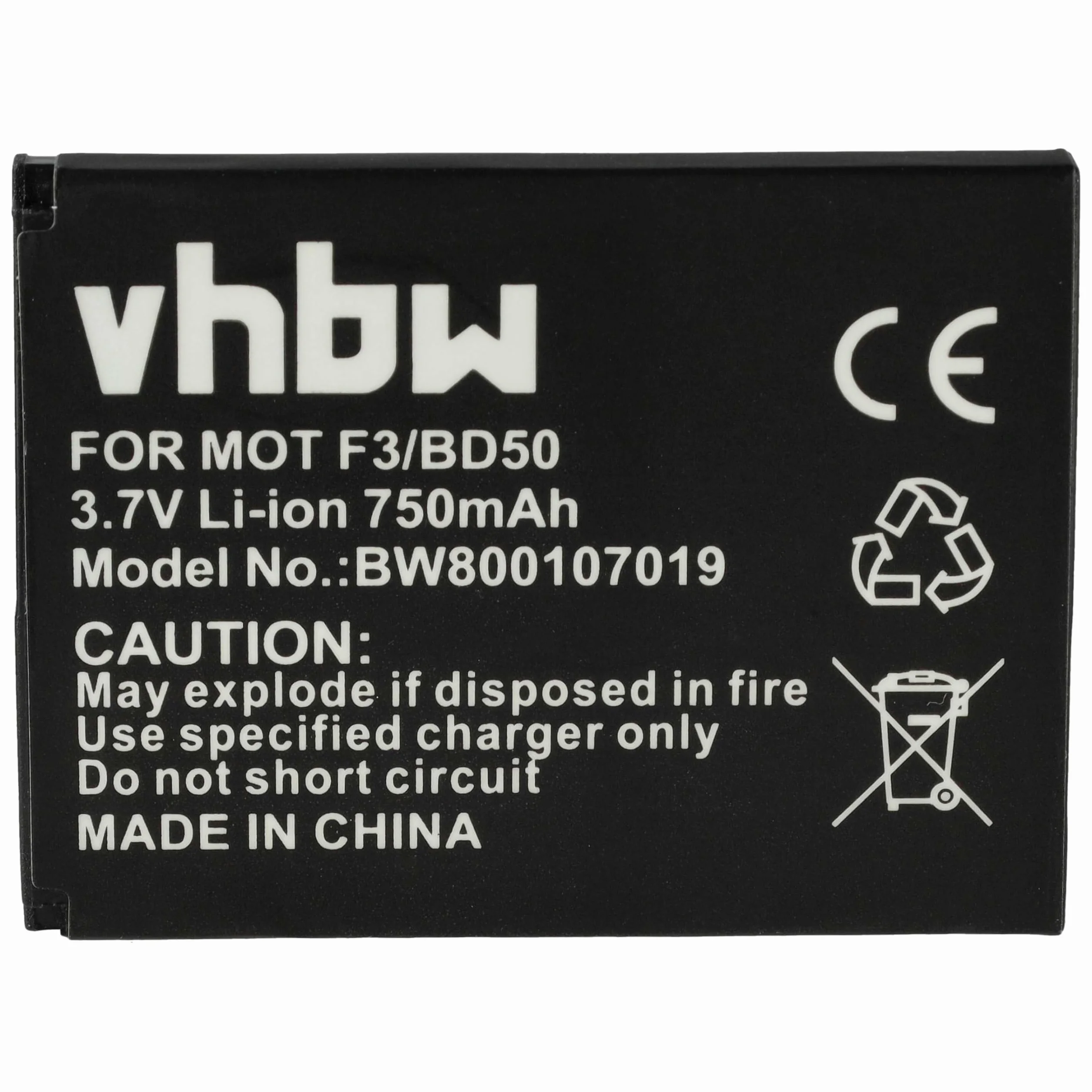 vhbw Bateria zamienna do AVM NL523446LG do bezprzewodowego telefonu stacjonarnego (750 mAh, 3,7 V, litowo-jonowa)
