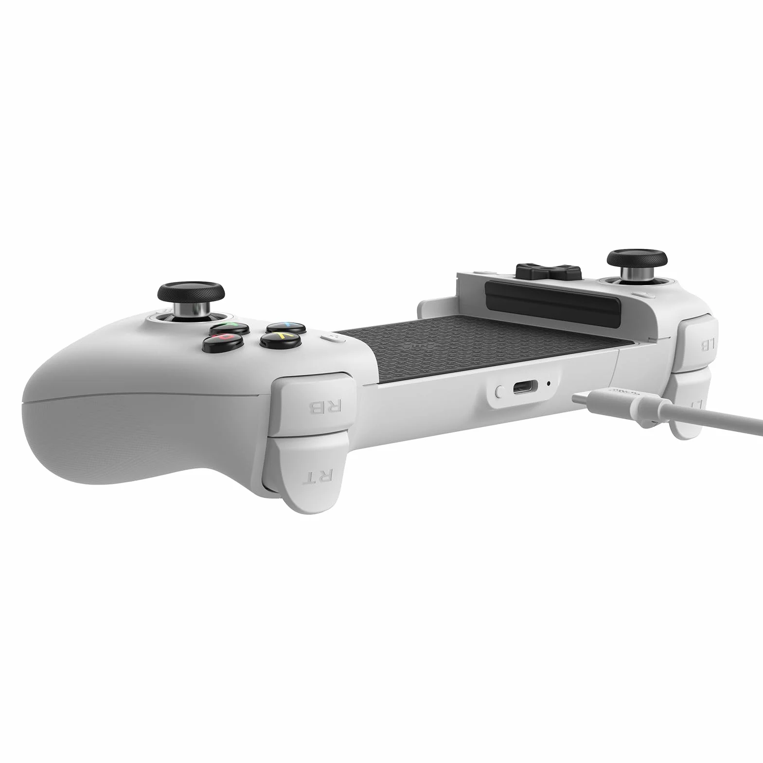 8Bitdo Ultimate Mobile Gaming Controller for Android devices, Bluetooth Mobile Game Controller with Hall Effect Joysticks and Hall Triggers (White)