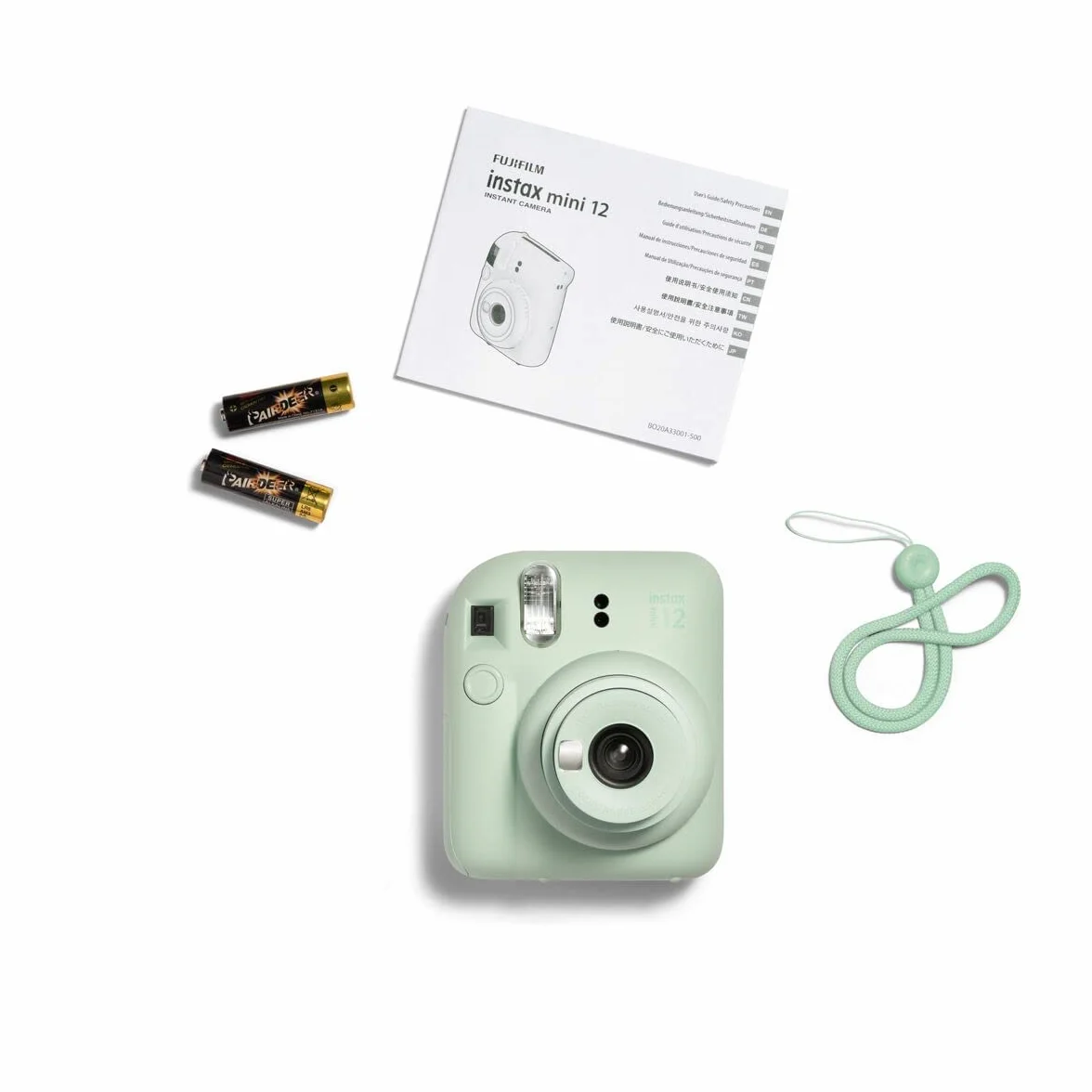 instax mini 12 aparat natychmiastowy, miętowo-zielony, Tylko aparat