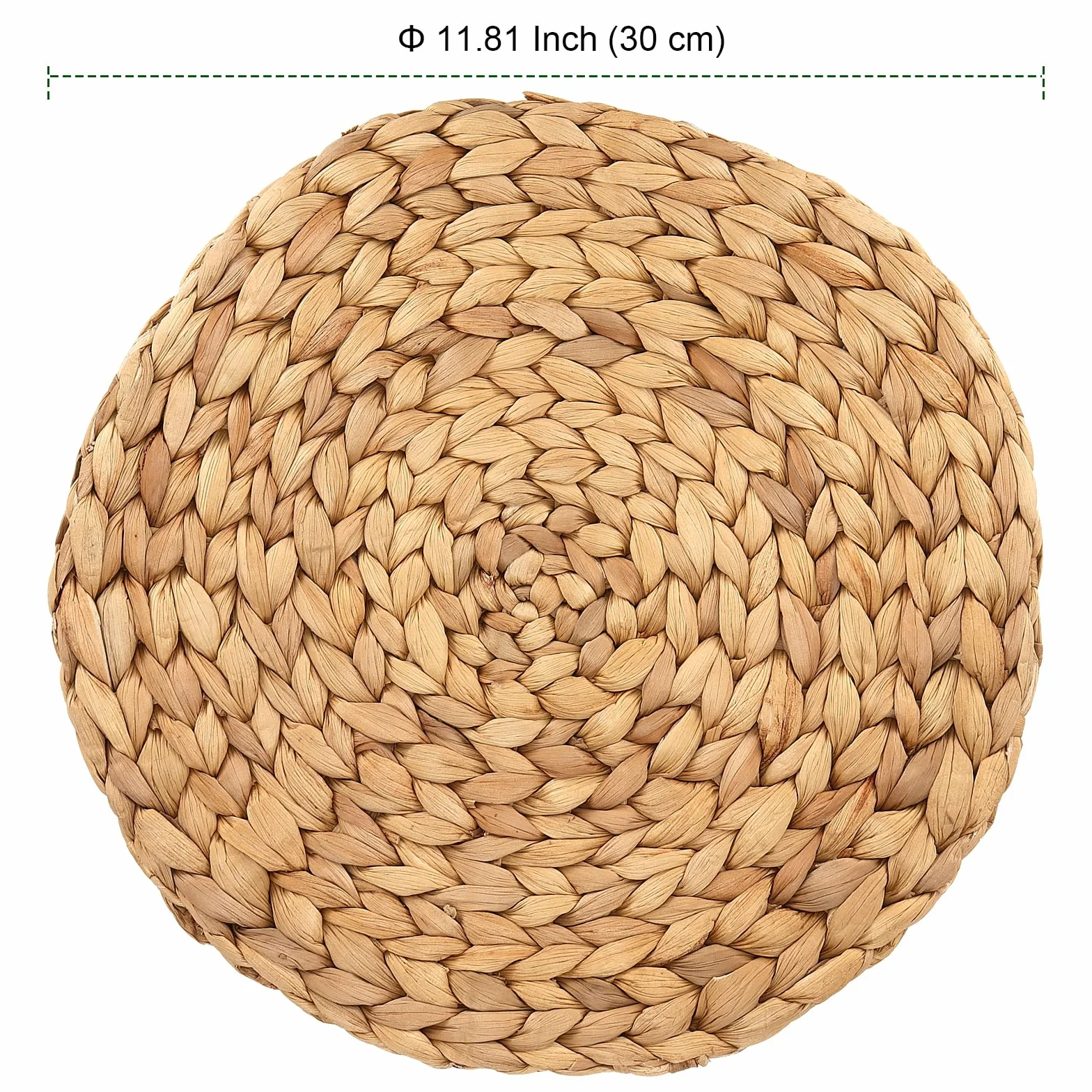 Pleciona podkładka stołowa Rattan 30 cm odporna na wysokie temperatury