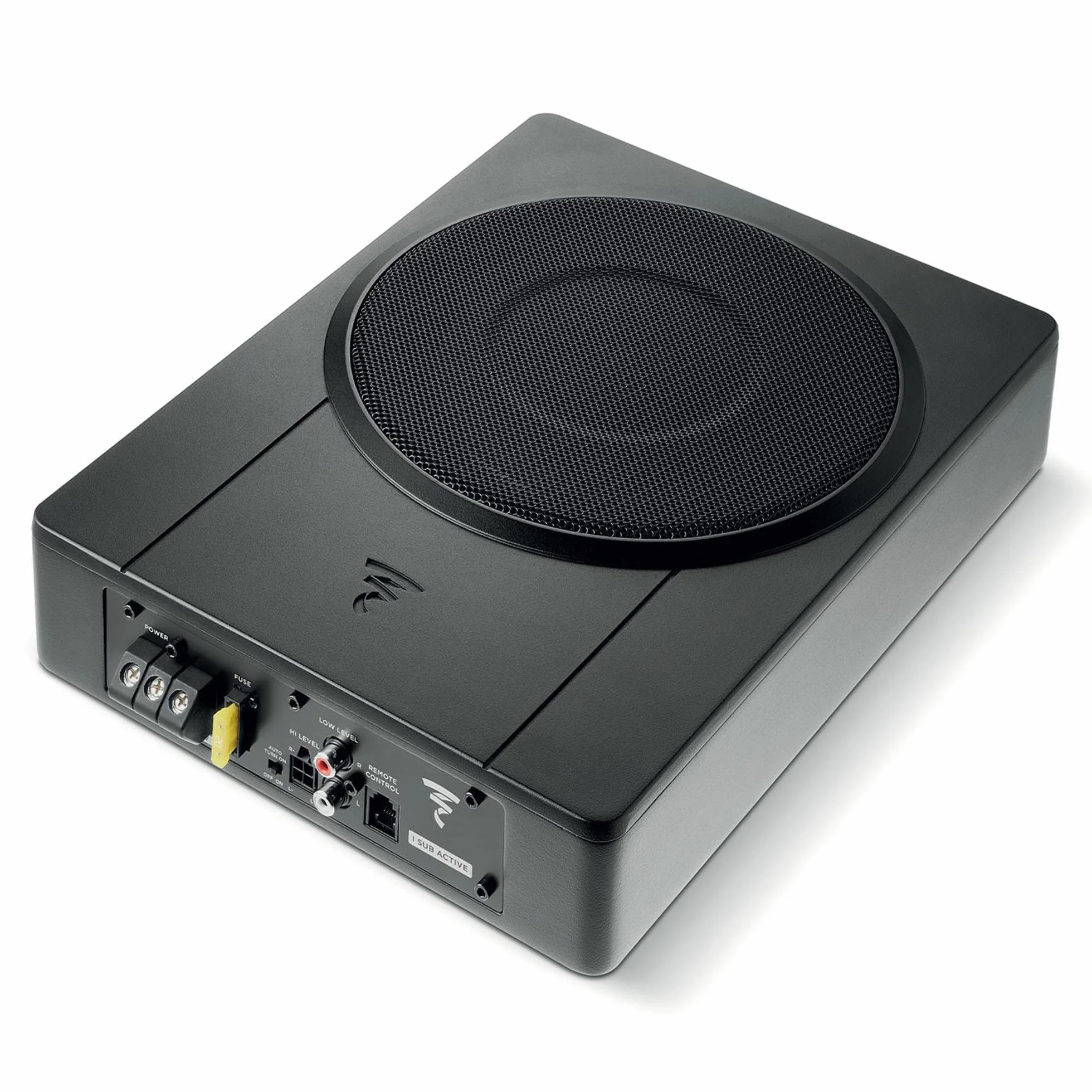 Focal ISUB-Active aktywny subwoofer pod siedzeniem 8" 20 cm płaski na fotel kierowcy fotel pasażera