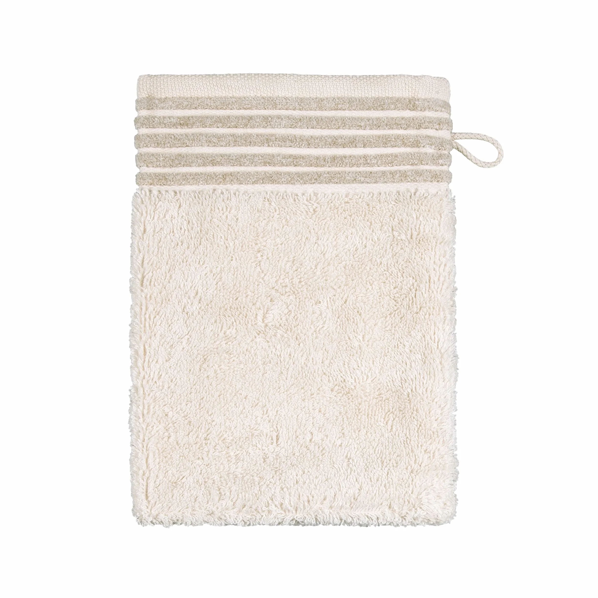 möve Wellness Rękawica do mycia ze 100% bawełny 15 x 20 cm naturalna