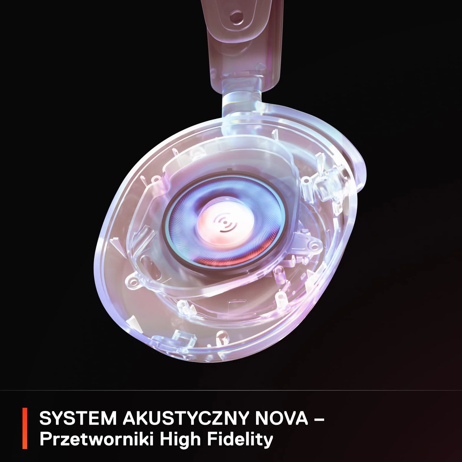 SteelSeries Arctis Nova 7 Wireless - Multi-Platform Gaming Headset - Dragon Edition - głośniki + nakładki - Podwójna łączność 2,4 GHz, Bluetooth - bateria 38 HR Fast Charge - PC, PS, komórki, Switch