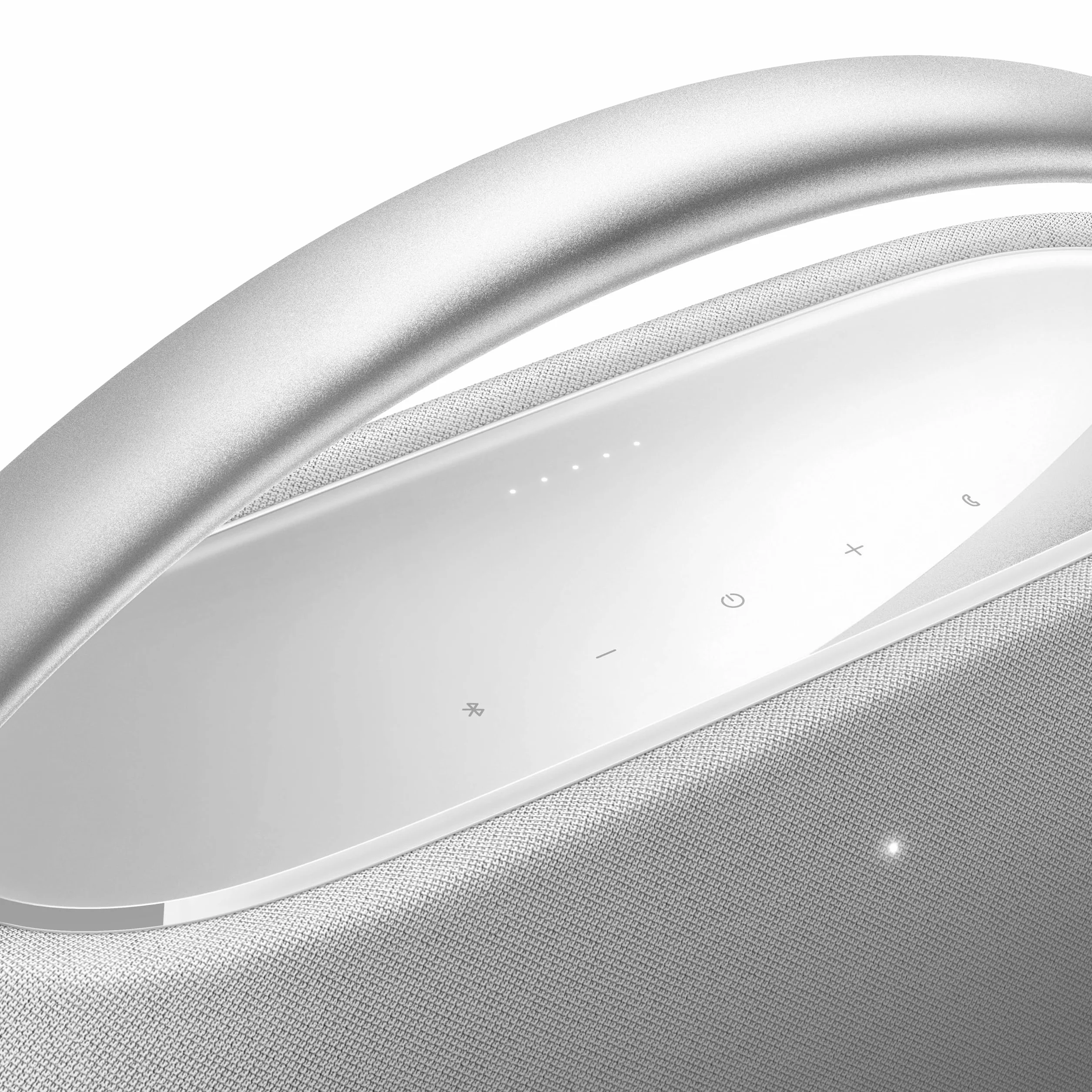 Harman Kardon Go+ Play 3 Bezprzewodowy Głośnik Bluetooth z Mikrofonem, USB, Wbudowanym Akumulatorem, 8h Odtwarzania i Dźwiękiem Stereo, Szary