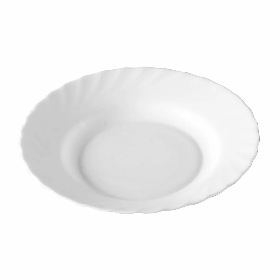 Arcoroc Trianon Uni talerz głęboki 22,5 cm szkło opalowe biały