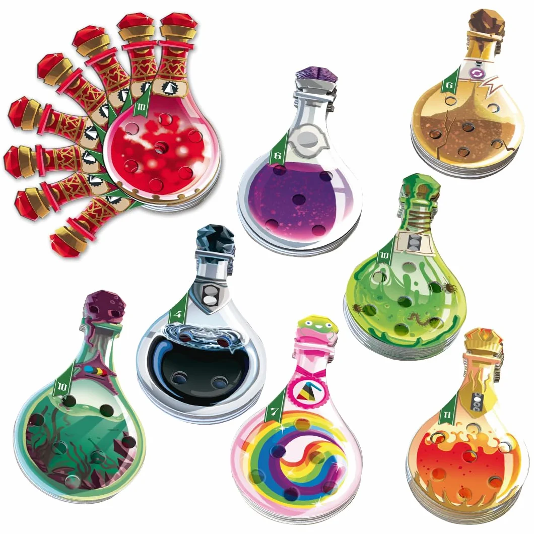 Potion Explosion Board Game | Fun & Strategic Family Game for 2-4 Players | Ages 8+ | 30-45 Min Playtime | Horrible Guild | English Version