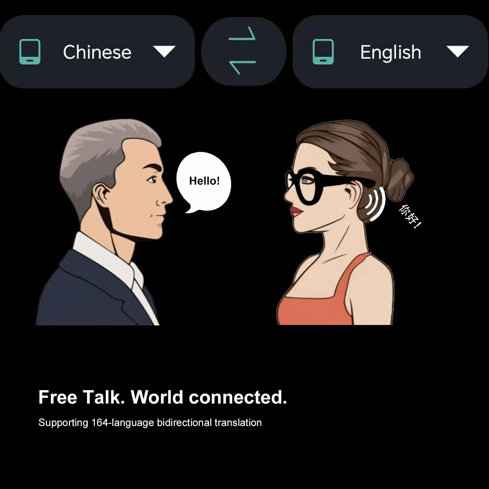 OhO sunshine Inteligentne okulary do tłumaczenia AI z głośnikiem Bluetooth z soczewką fotochromową do użytku na zewnątrz i wewnątrz, NIEBIESKI, Rozmiar Uniwersalny