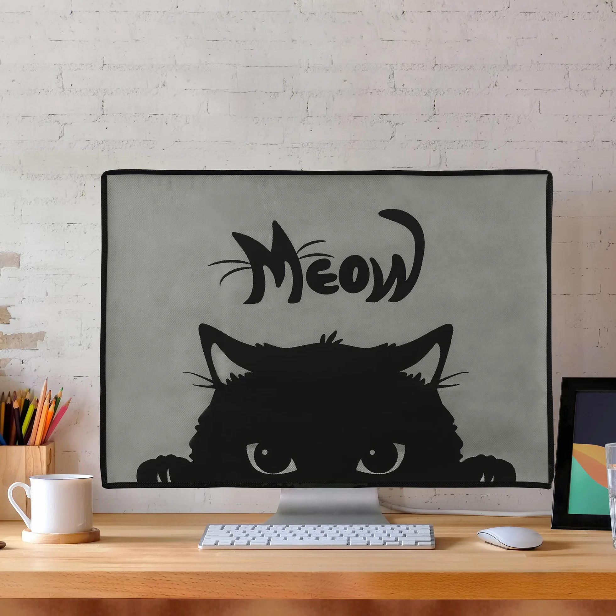 kwmobile Etui na monitor 20-22" - PC ekran ochronny do monitora 20-22" - pokrowiec na komputer