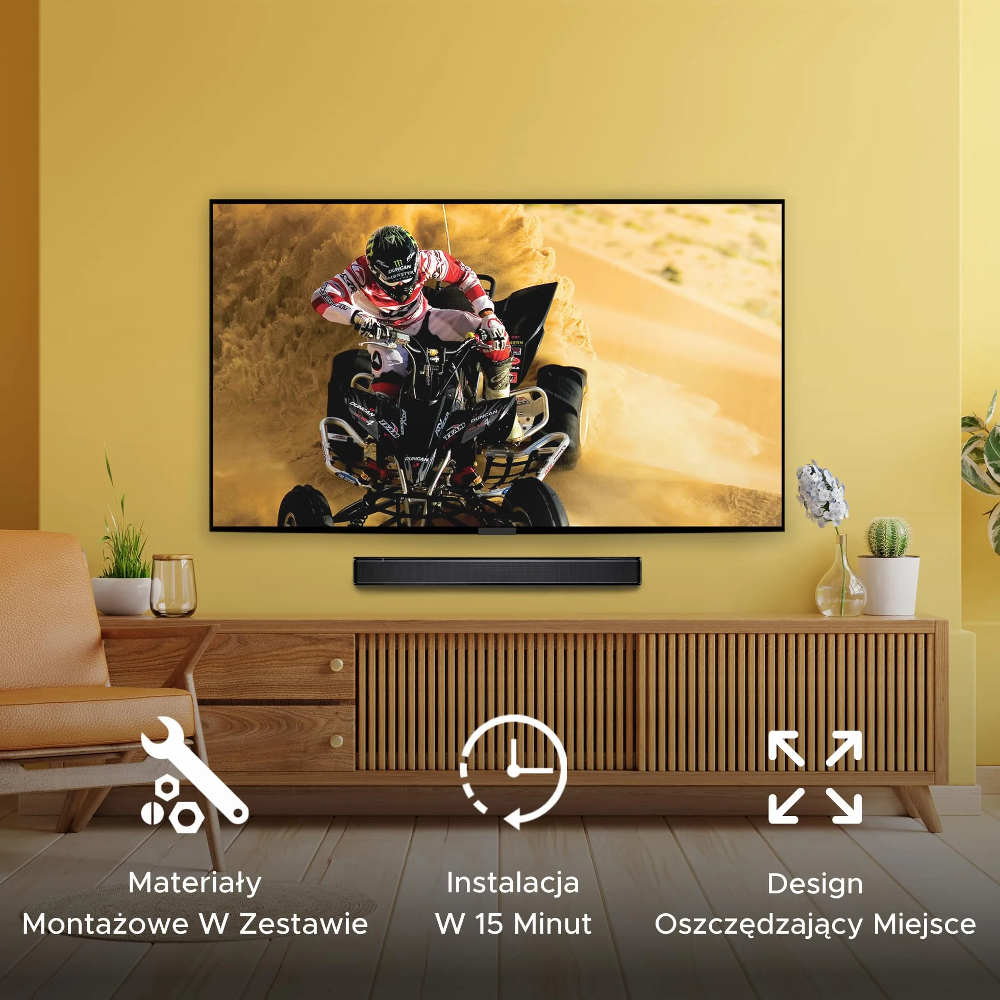 Uchwyt ścienny do głośnika telewizyjnego, kompatybilny tylko z głośnikami TV Bose, zestaw głośników telewizyjnych, w komplecie z pełnym zestawem akcesoriów montażowych, nadaje się tylko do głośników