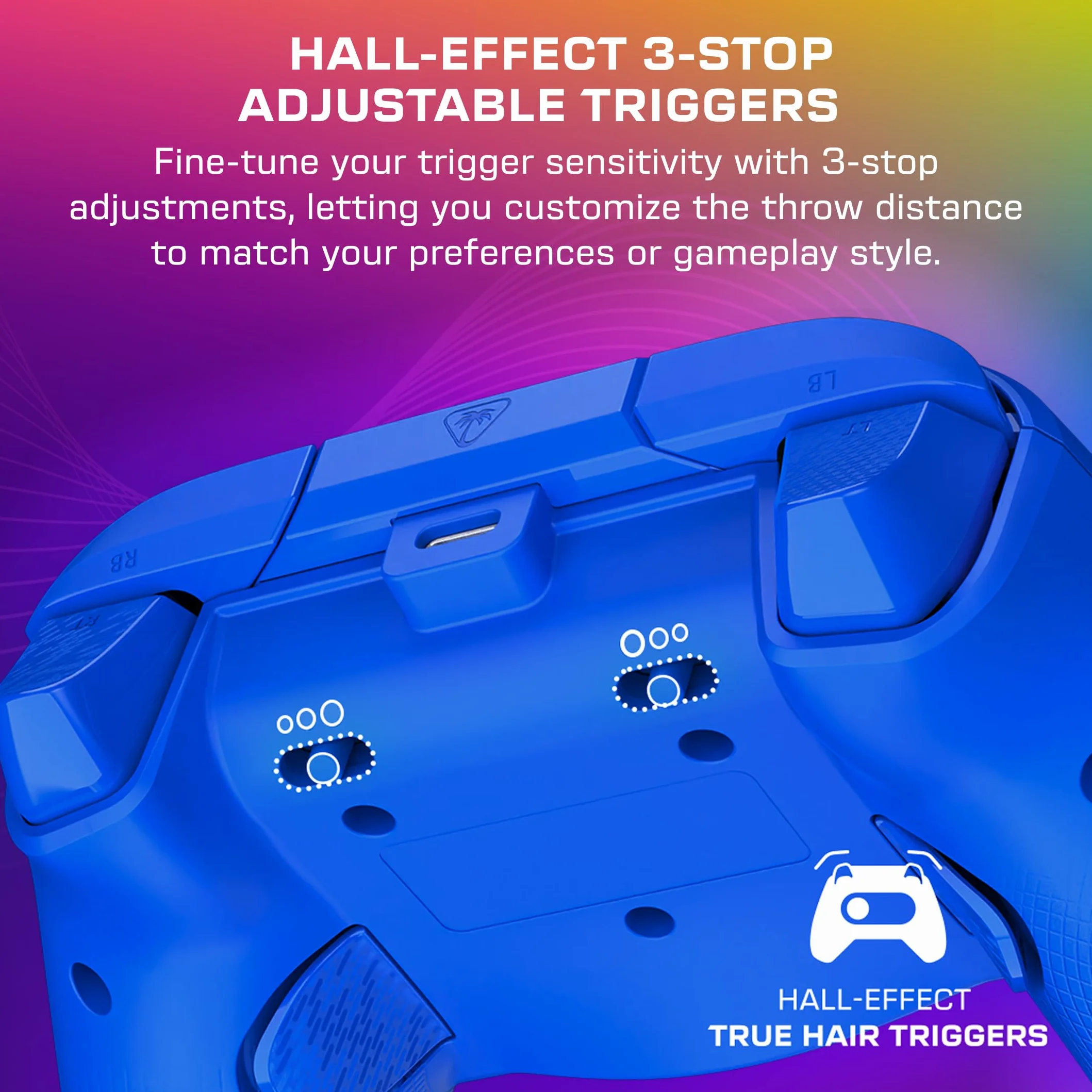 Turtle Beach Afterglow Wave Kontroler do gier RGB Niebieski Licencjonowany Xbox Series X S Xbox One Windows