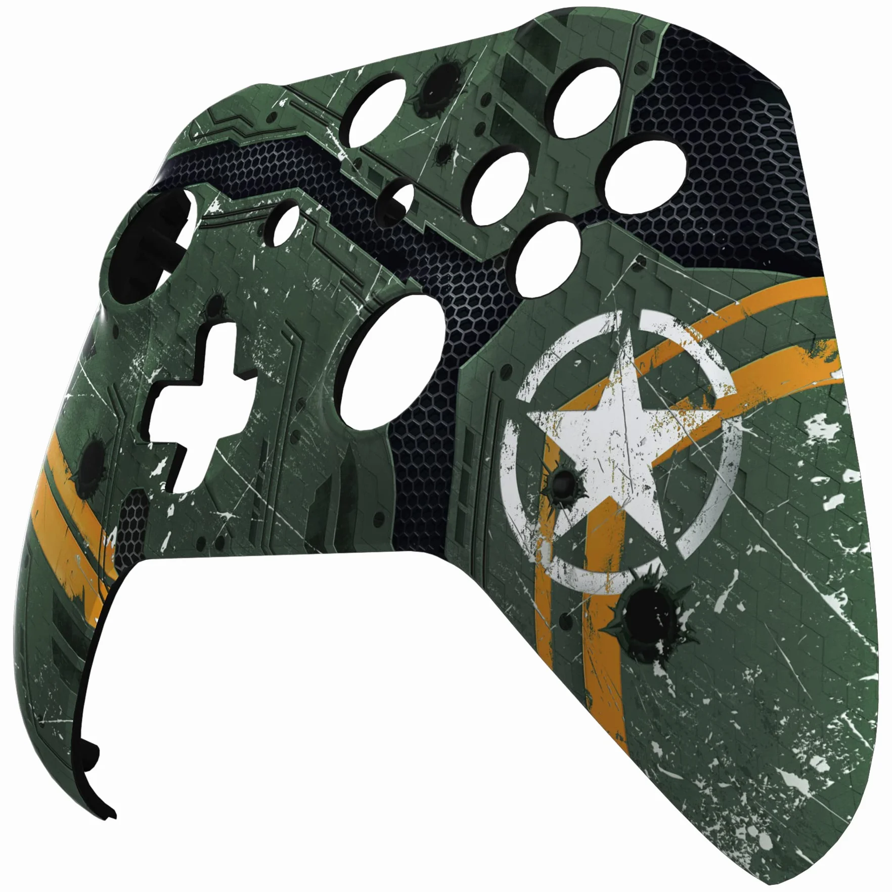 eXtremeRate Armie Miecza Przód Housing Shell Faceplate dla Xbox One S & dla Xbox One X Controller Model 1708 — Controller Nie Wchodzi W Skład Zestawu