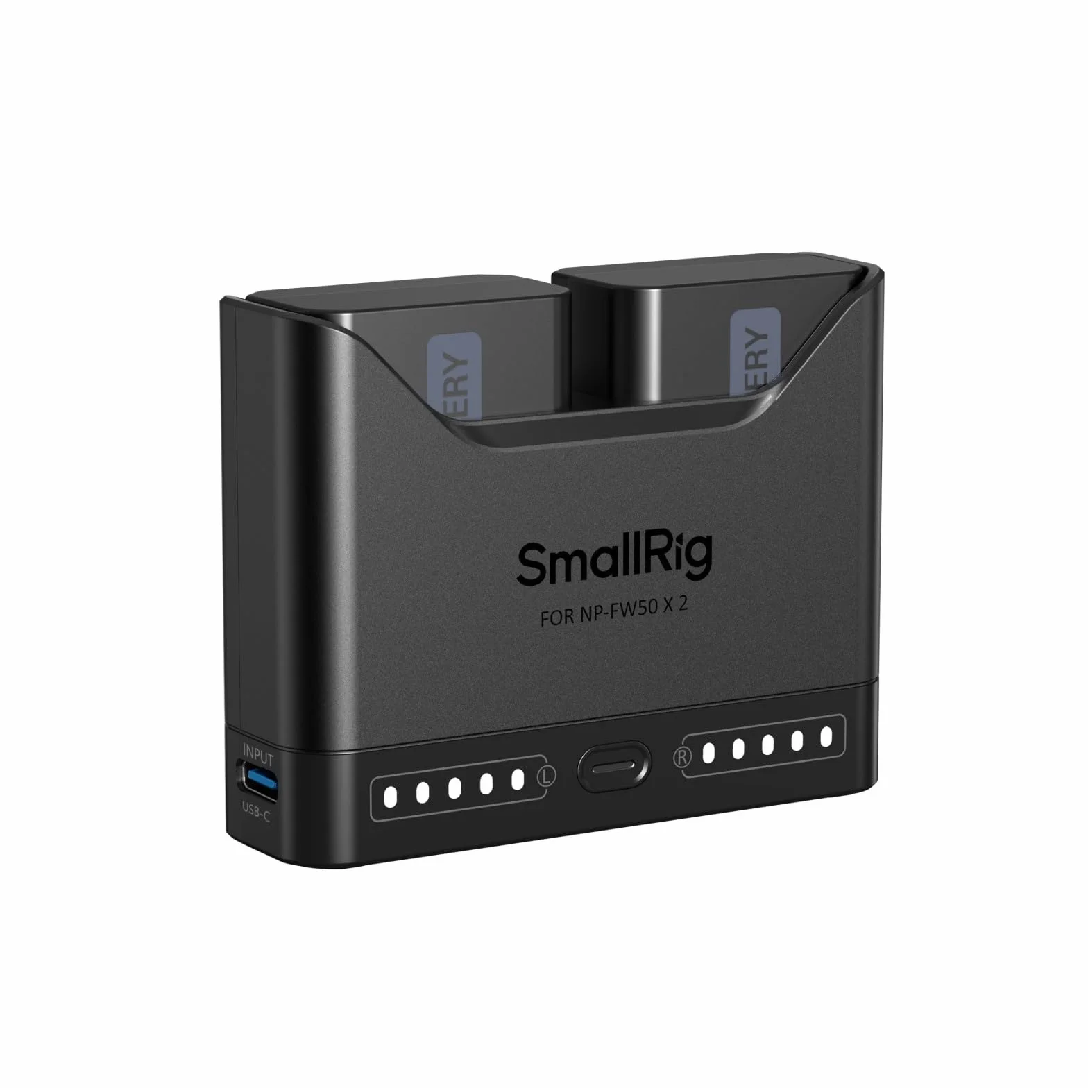 SMALLRIG Zestaw akumulatorów do Sony NP-FW50, ładowarka dwugniazdowa 11 W z akumulatorami 1030 mAh, w pełni kompatybilny z do Sony A6000 A6100 A6300 A6400 ZV-E10 A7 A7S A7R A7SII A7RII A5000-5488