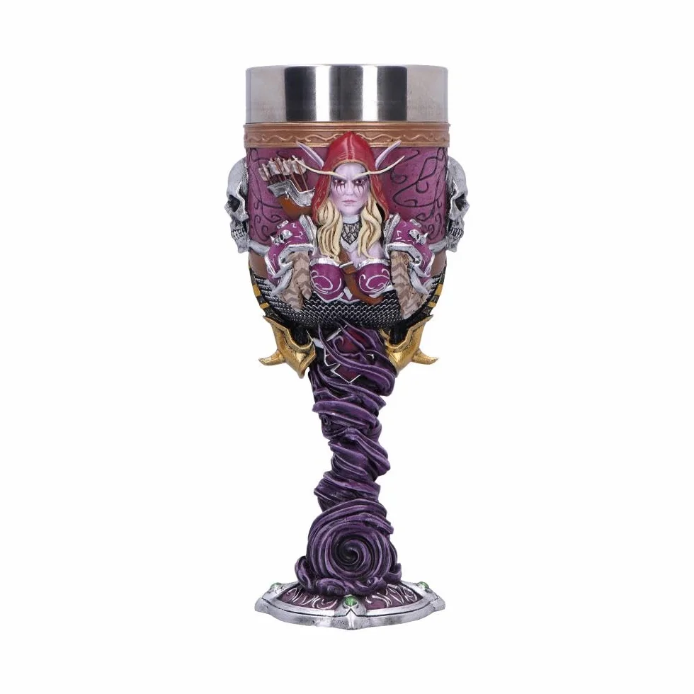 Nemesis Now World of Warcraft Sylvanas Kielich 19,5 cm Banshee Queen Oficjalnie Licencjonowane WoW Merchandise Okulary kolekcjonerskie