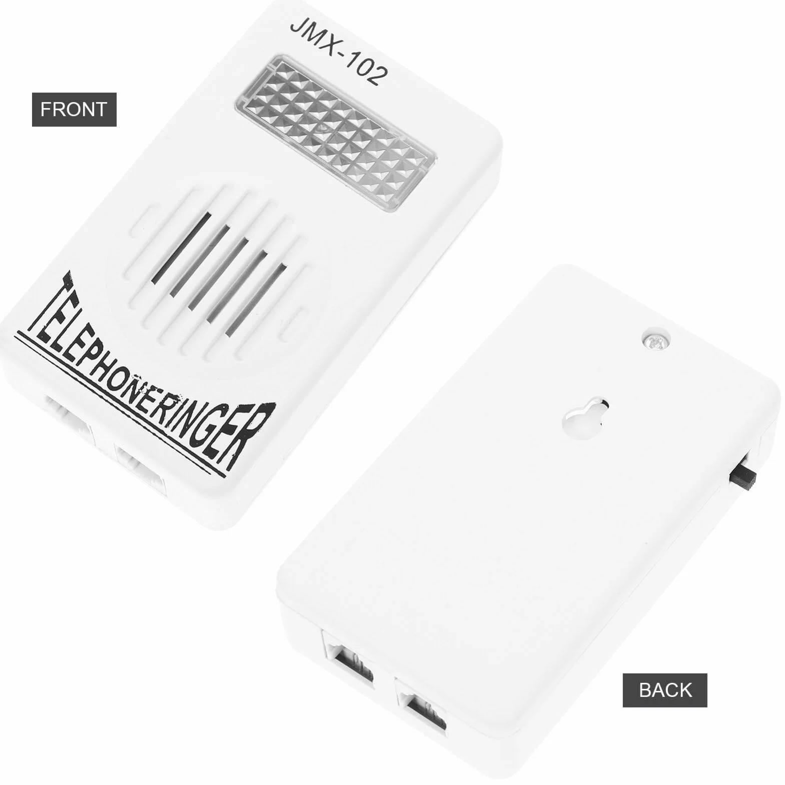 Uonlytech Wzmacniacz Dzwonka Telefonu Głośny Wzmacniacz Dzwonka Do Telefonów Stacjonarnych Do Telefonu Kompatybilny Ze Wszystkimi Systemami Telefonicznymi