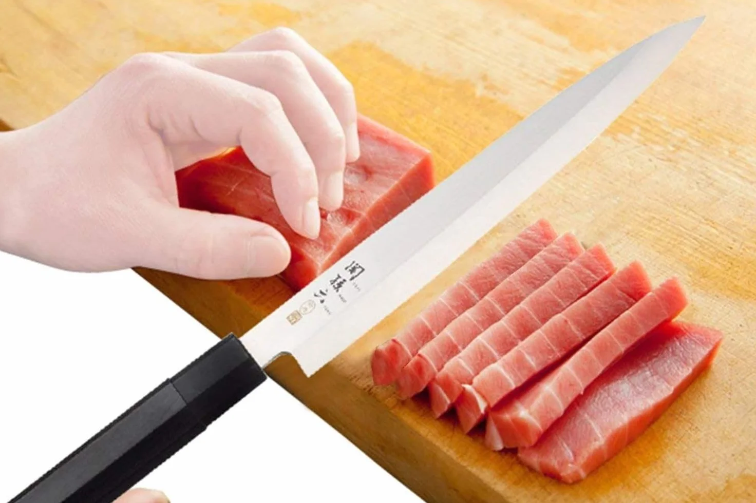 KAI Seki Magoroku Kinju Hekiju Yanagiba nóż do sushi 18 cm SUS420J2 58 HRC drewno Pakka PP Made in Japan