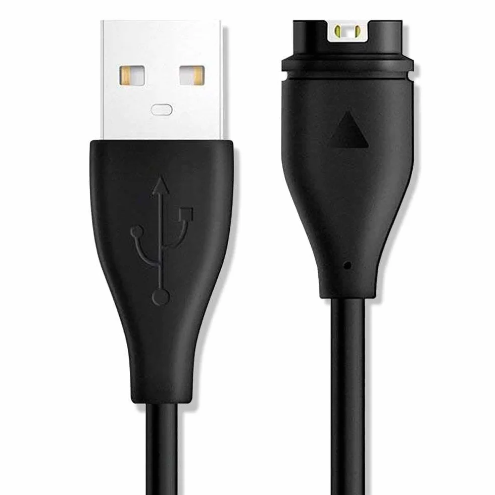 OcioDual Kabel ładowarki dane USB czarny do Garmn Aproach S10/S40/S60/X10 Fnx 5/5S Plus/5X Foreruner 45/245/935/945
