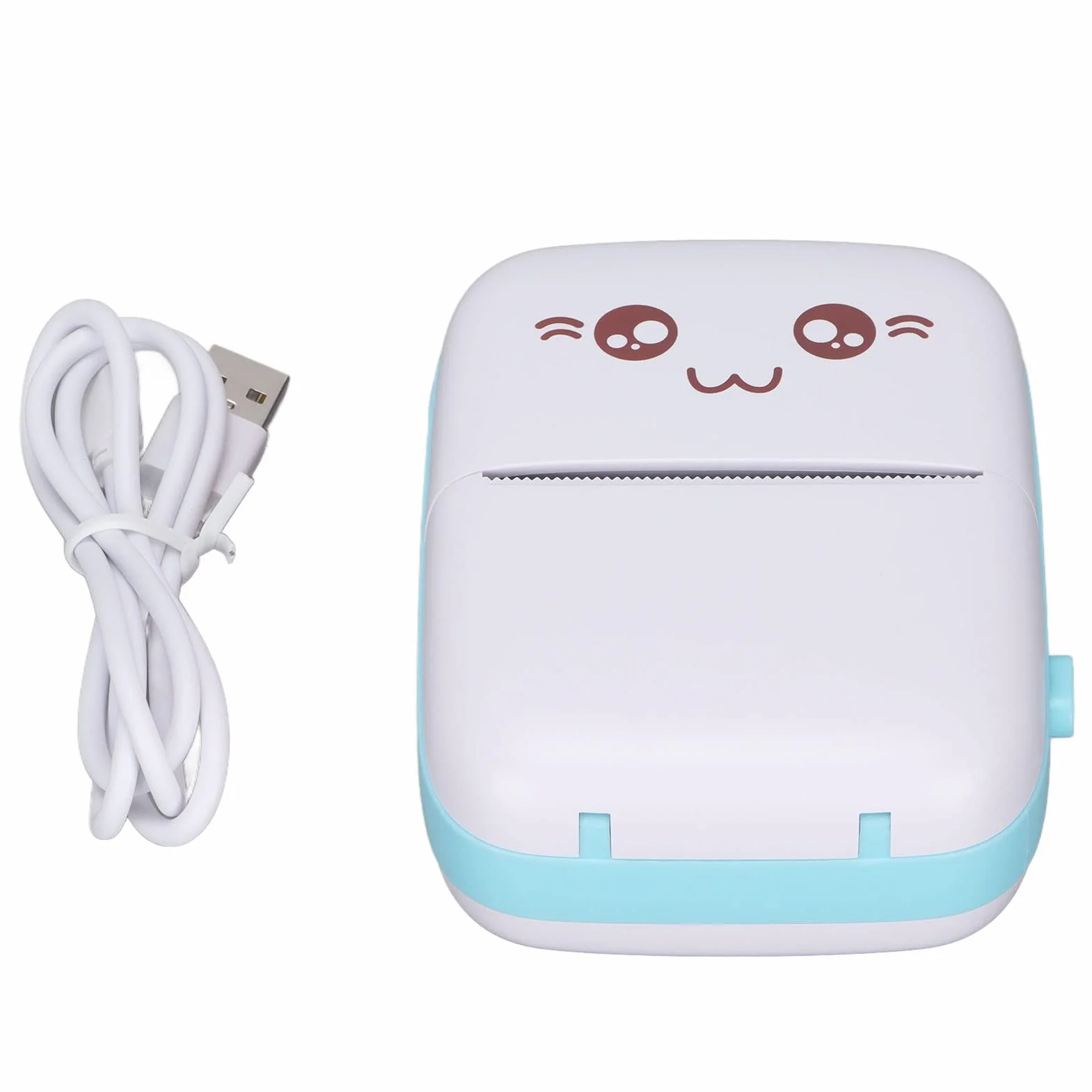 Przenośna Mini Drukarka C9, Druk na Papierze Termicznym 57x30mm, Bez Drukowania Atramentowego, Bezprzewodowa Drukarka Bluetooth 200DPI, Dostarczana z Nożem, dla