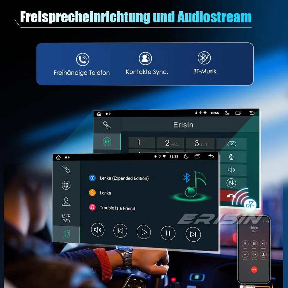 8 rdzeniowych radia samochodowego 7" Android 14 dla Mercedes-Benz SLK klasy R171 SLK200 SLK280 obsługuje GPS Navi Carplay Android, Auto DSP Bluetooth A2DP DVB-T/T2 WiFi 4G Dab+