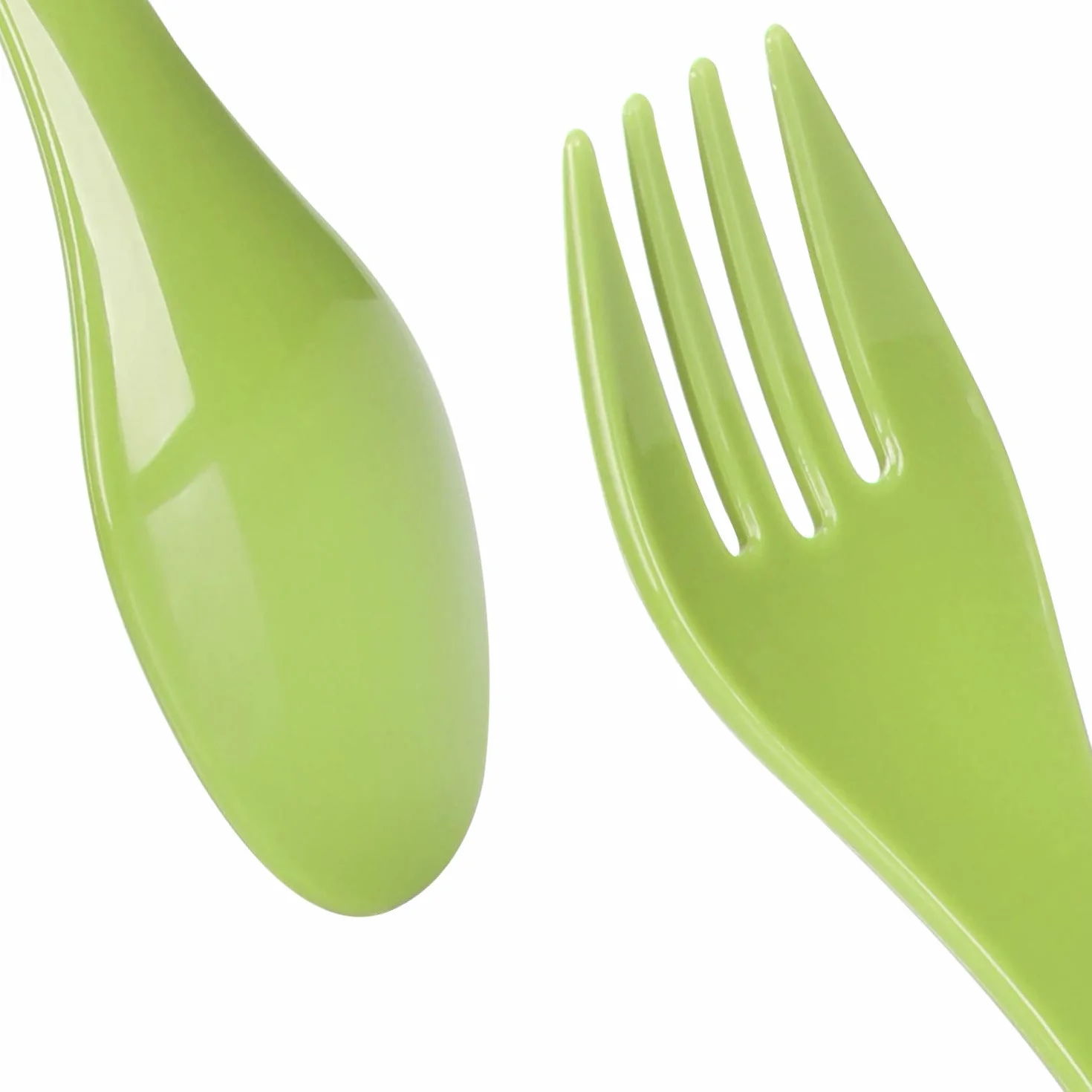 COM-FOUR® Pudelko sniadaniowe z lyzeczka, 2 praktyczne oddzielne przegródki, idealne pudelko na sniadanie, lunch i przekaski w szkole, na uniwersytecie iw podrózy (Zielony)
