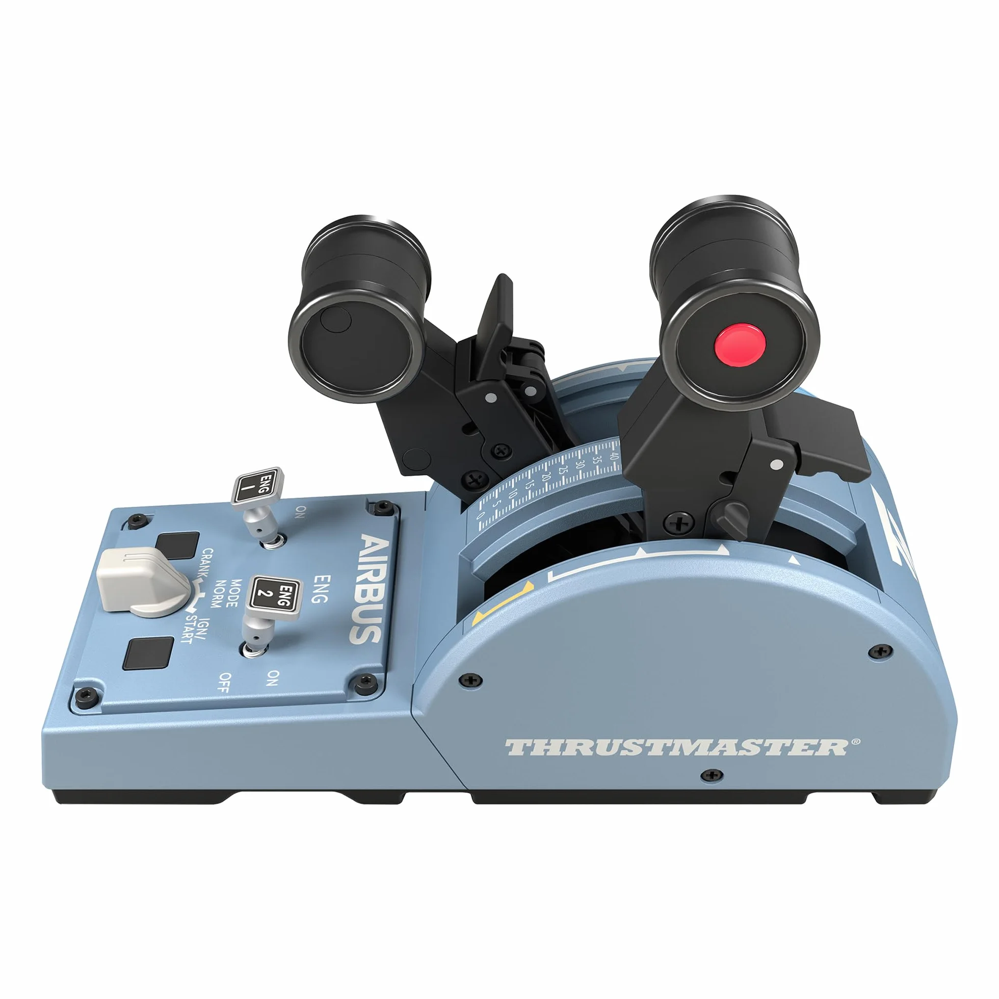 Thrustmaster TCA Officer Pack Airbus Edition – Kompleksowy system sterowania lotem z drążkiem sidestick i dźwignią przepustnicy do PC