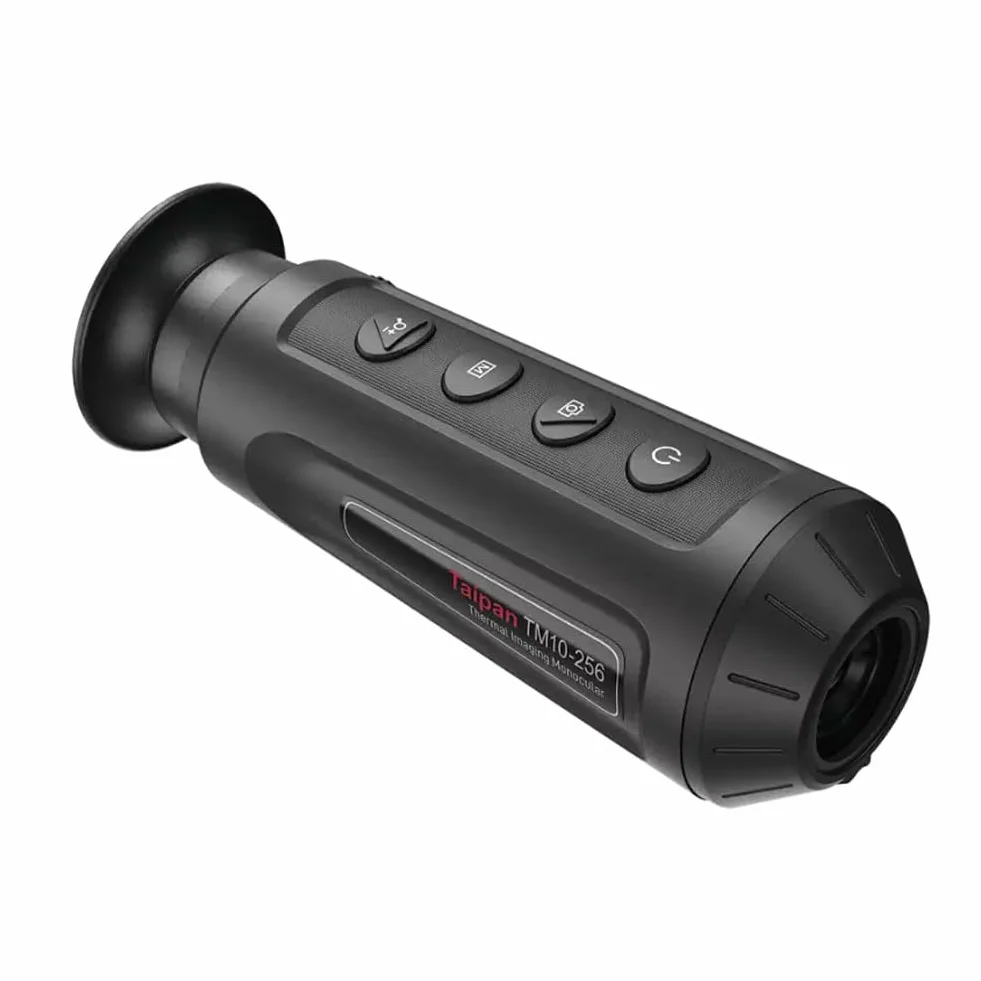 AGM Global Vision Taipan TM10-256 Monokular termiczny - rozdzielczość 256 x 192, skok pikseli 12μm, nagrywanie wideo 1-8-krotny zoom cyfrowy, monokular termowizyjny do polowania